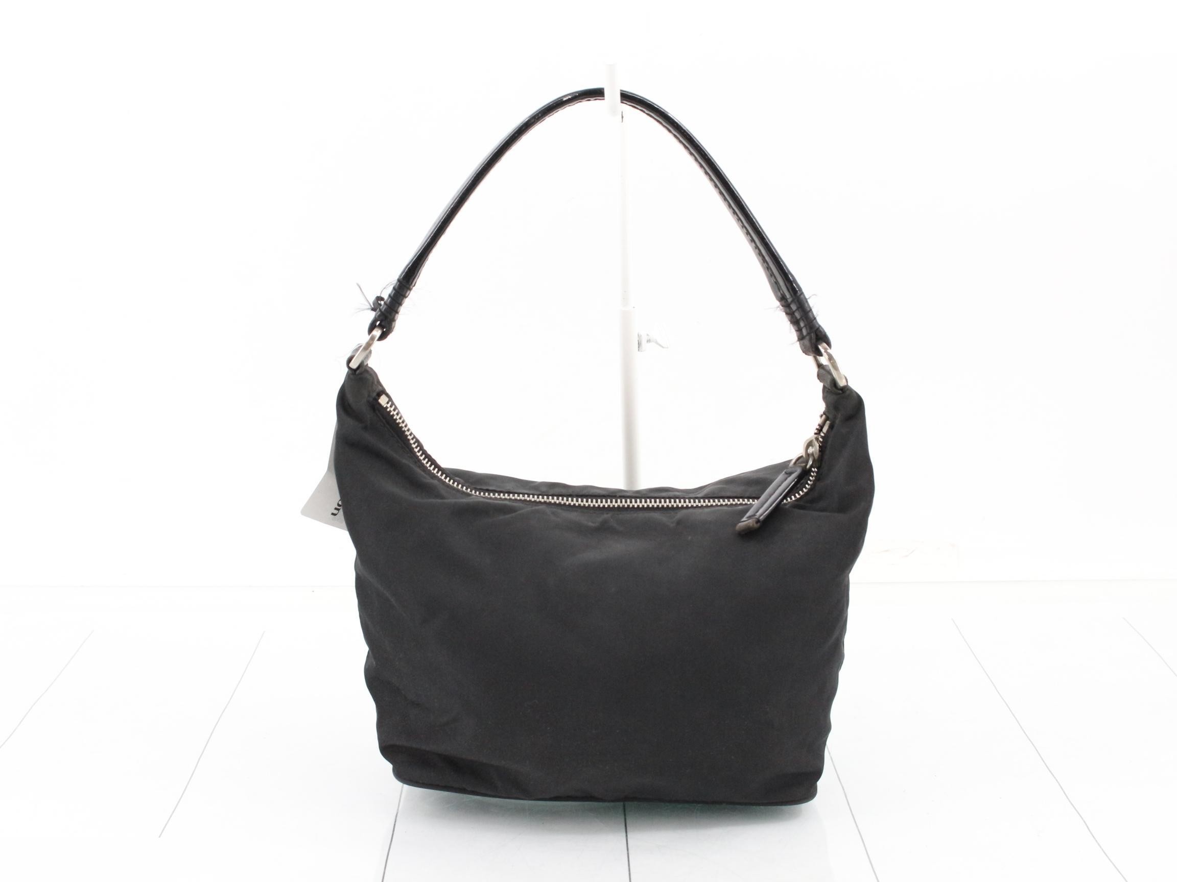 Hand pouch, mini handbag, nylon — view 2