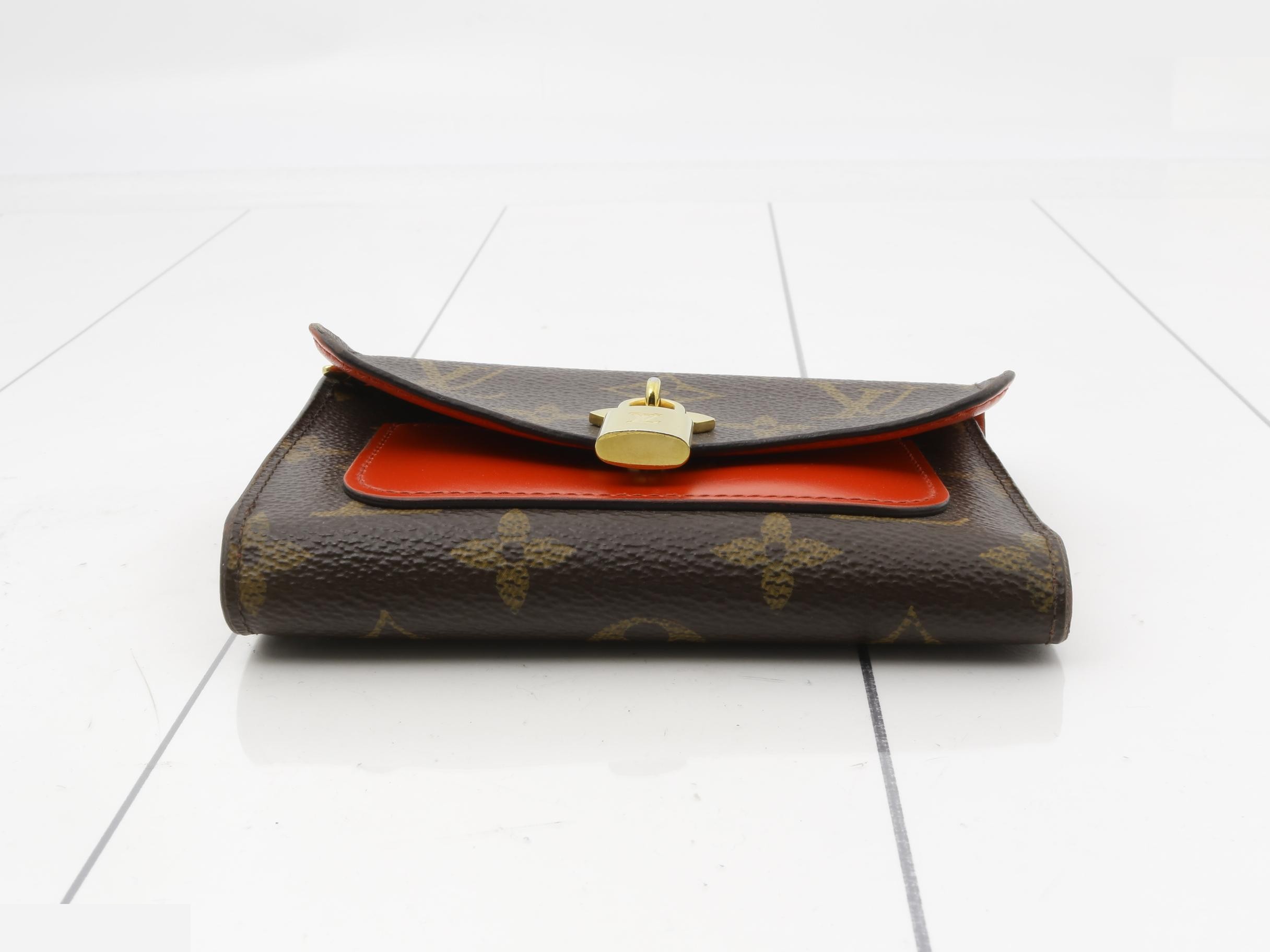 Portefeuille Flower Compact Red — view 3
