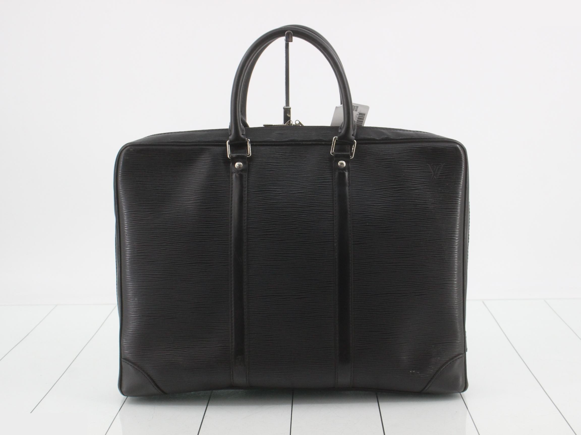 Epi Porte-Documents Voyage Noir Business Bag — view 2