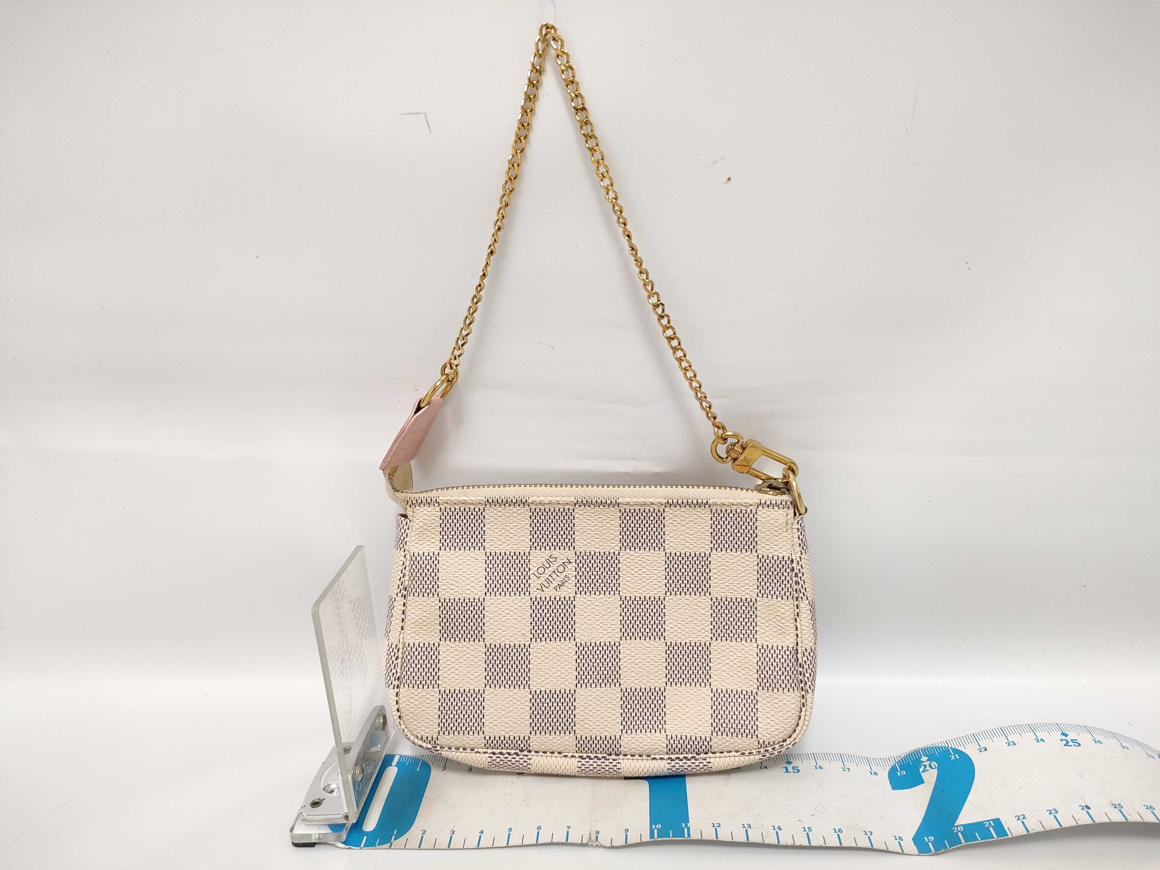 Damier Azur Louis Vuitton Damier Mini Pouch — view 2