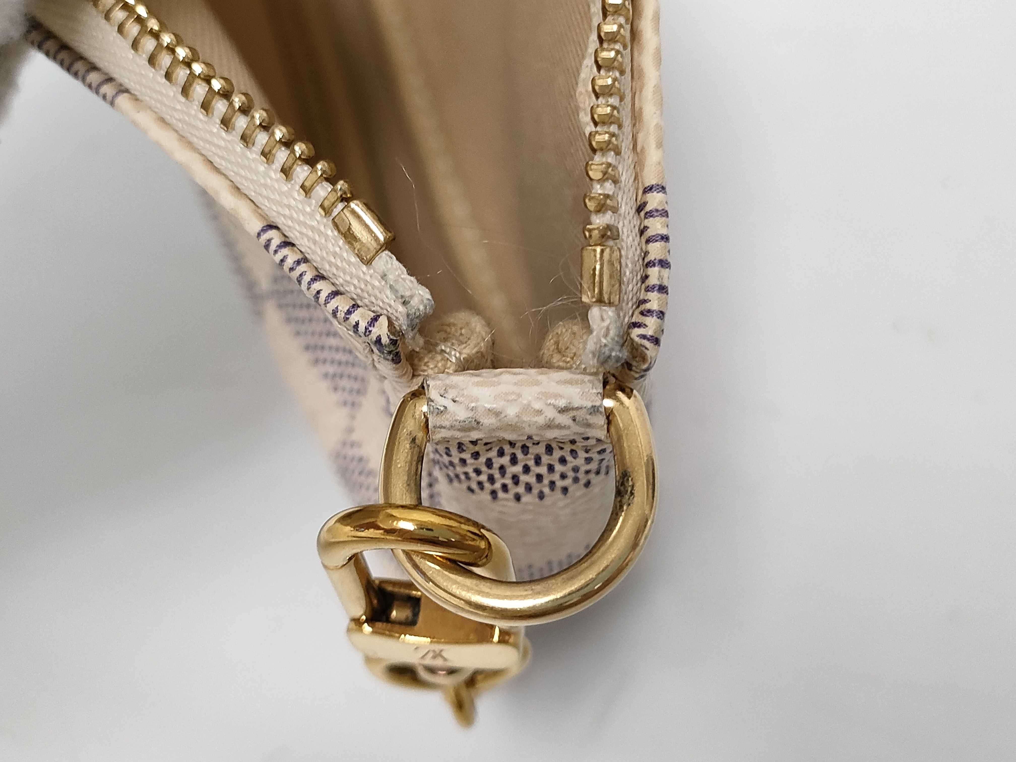 Damier Azur Louis Vuitton Damier Mini Pouch — view 12