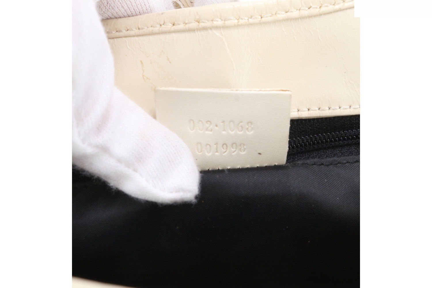 Jackie 002 1068 Leather Canvas Handbag — view 10