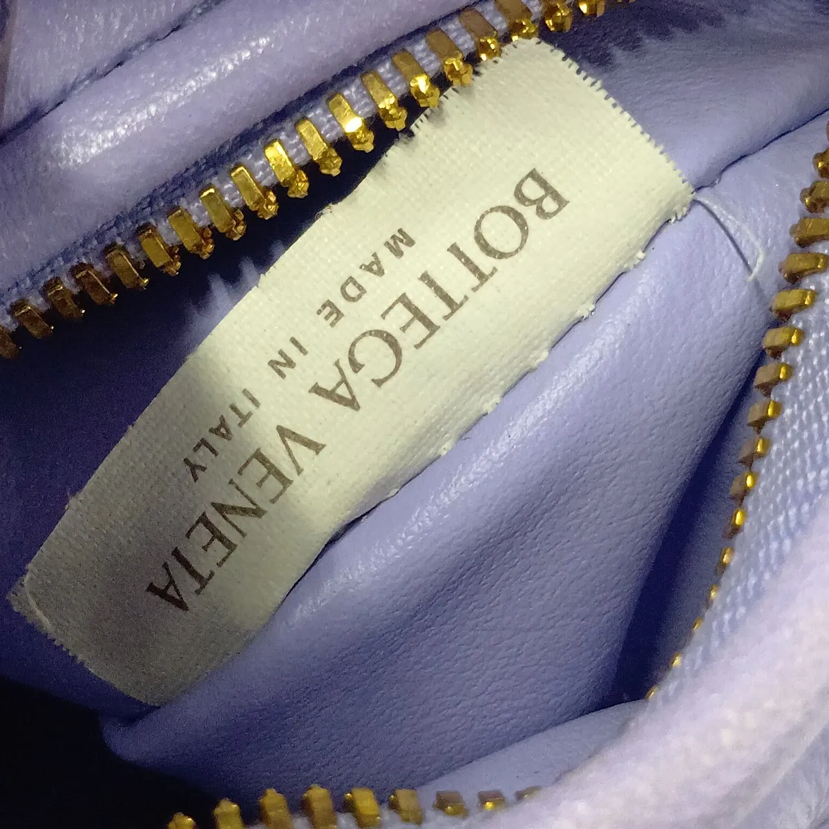 Intrecciato Mini Jodie Leather Handbag, Purple — view 10