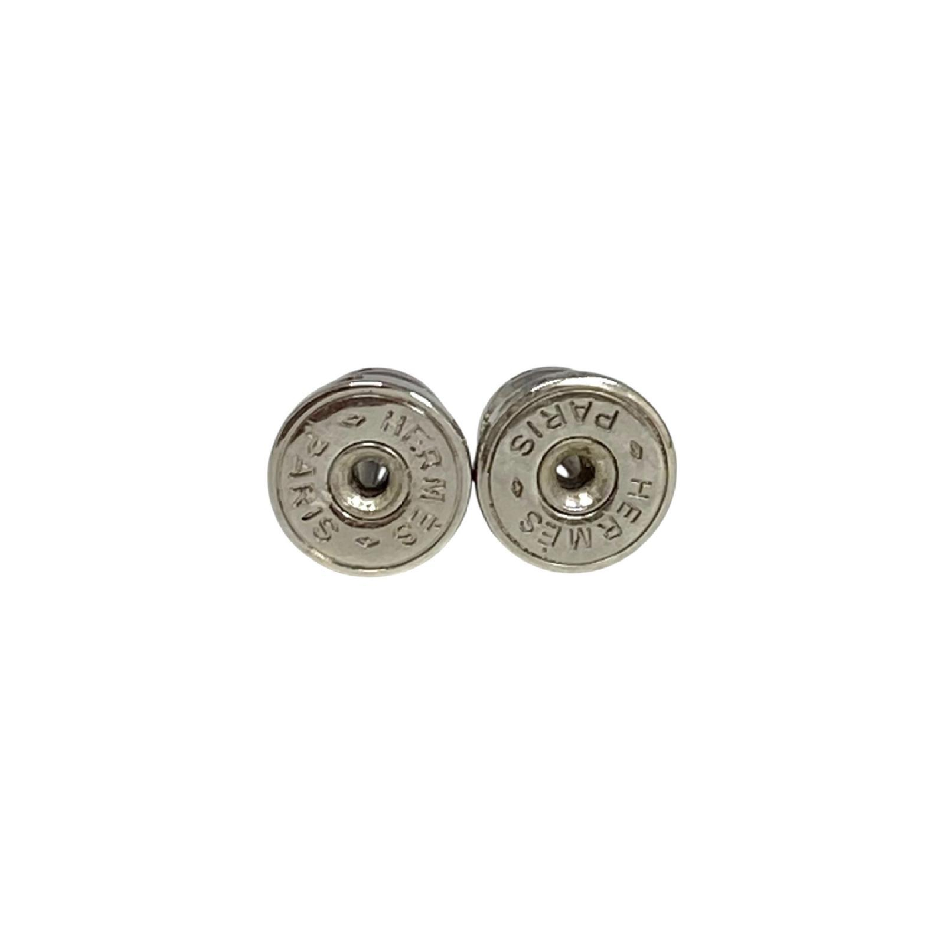 【*Shipped from: Hong Kong*】HERMES ( ) Pink Palladium Plated Metal Pop H Earrings — view 8