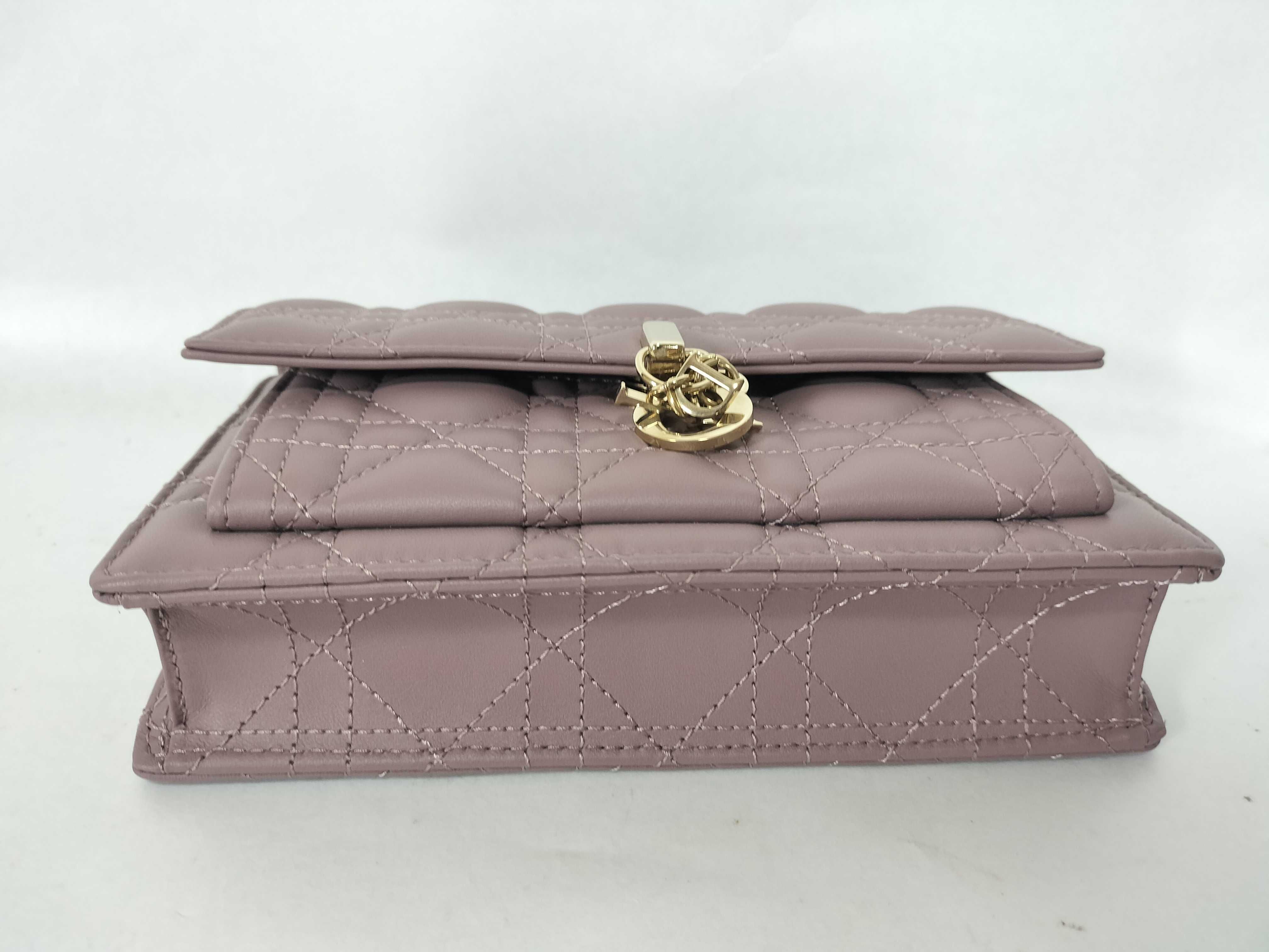 Miss Dior Charm Leather Shoulder Bag — view 7