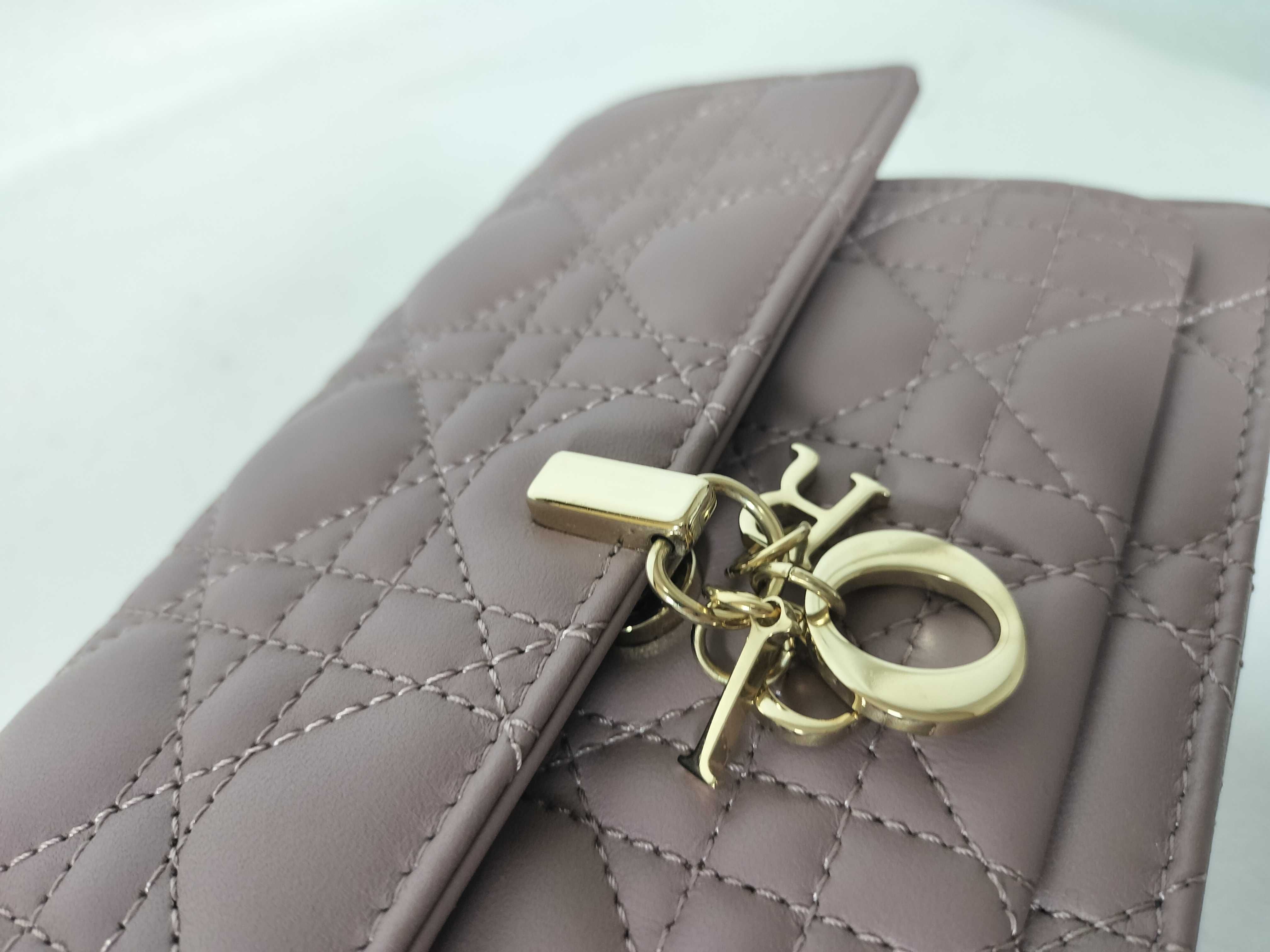 Miss Dior Charm Leather Shoulder Bag — view 8