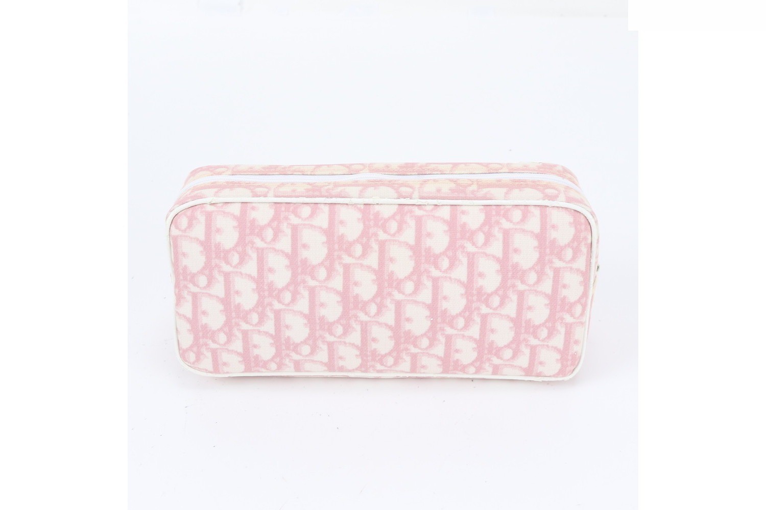 Trotter Leather Canvas Pouch Pink — view 2