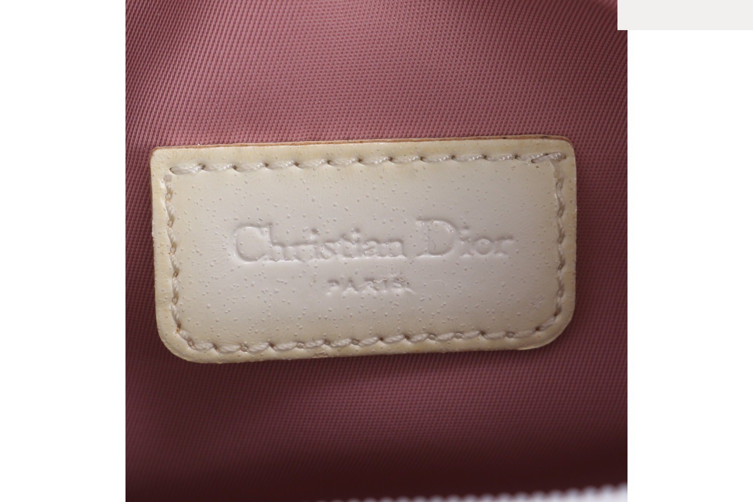 Trotter Leather Canvas Pouch Pink — view 7