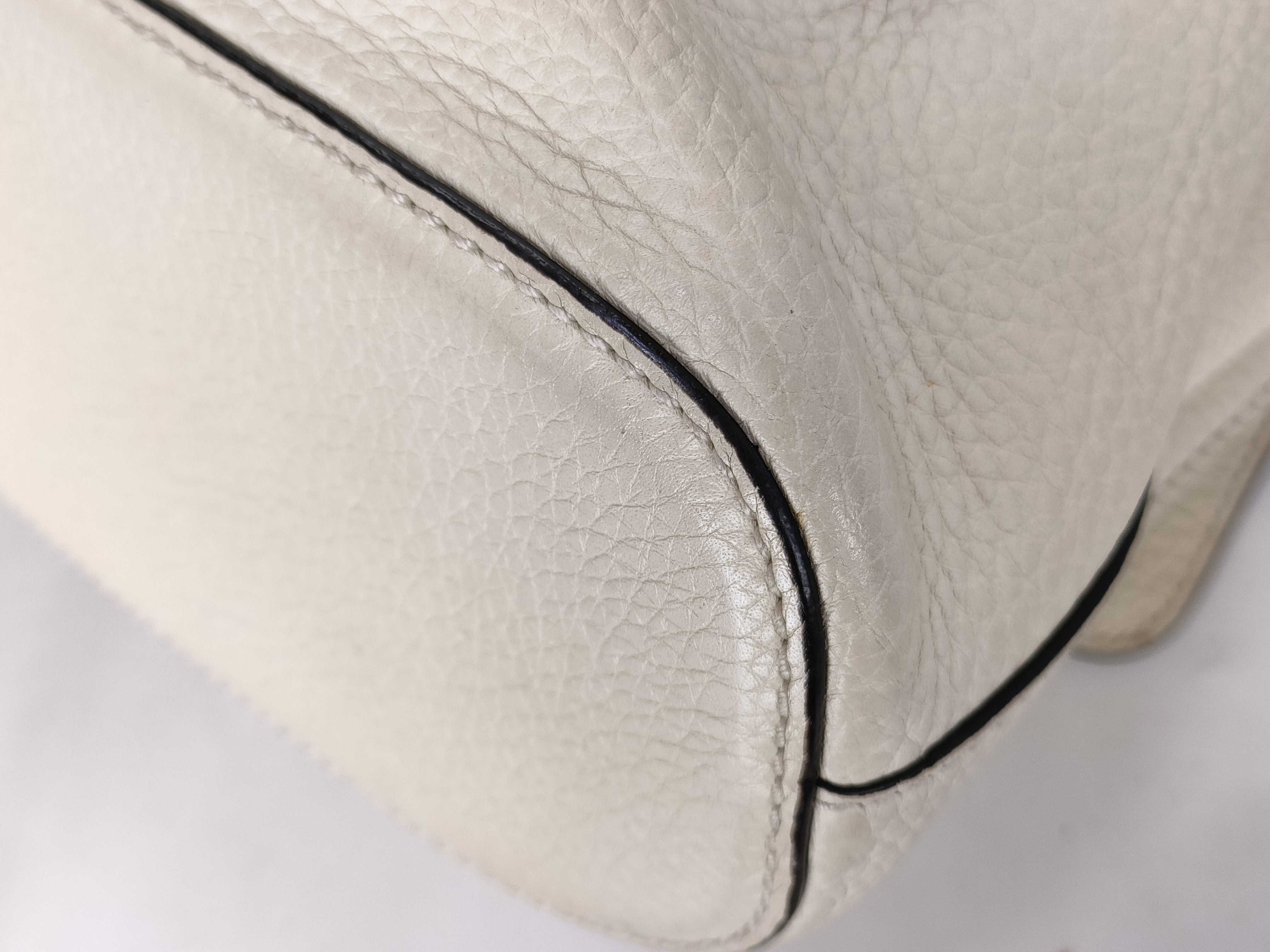 Bamboo Leather Backpack/Rucksack, White, 370833 — view 7