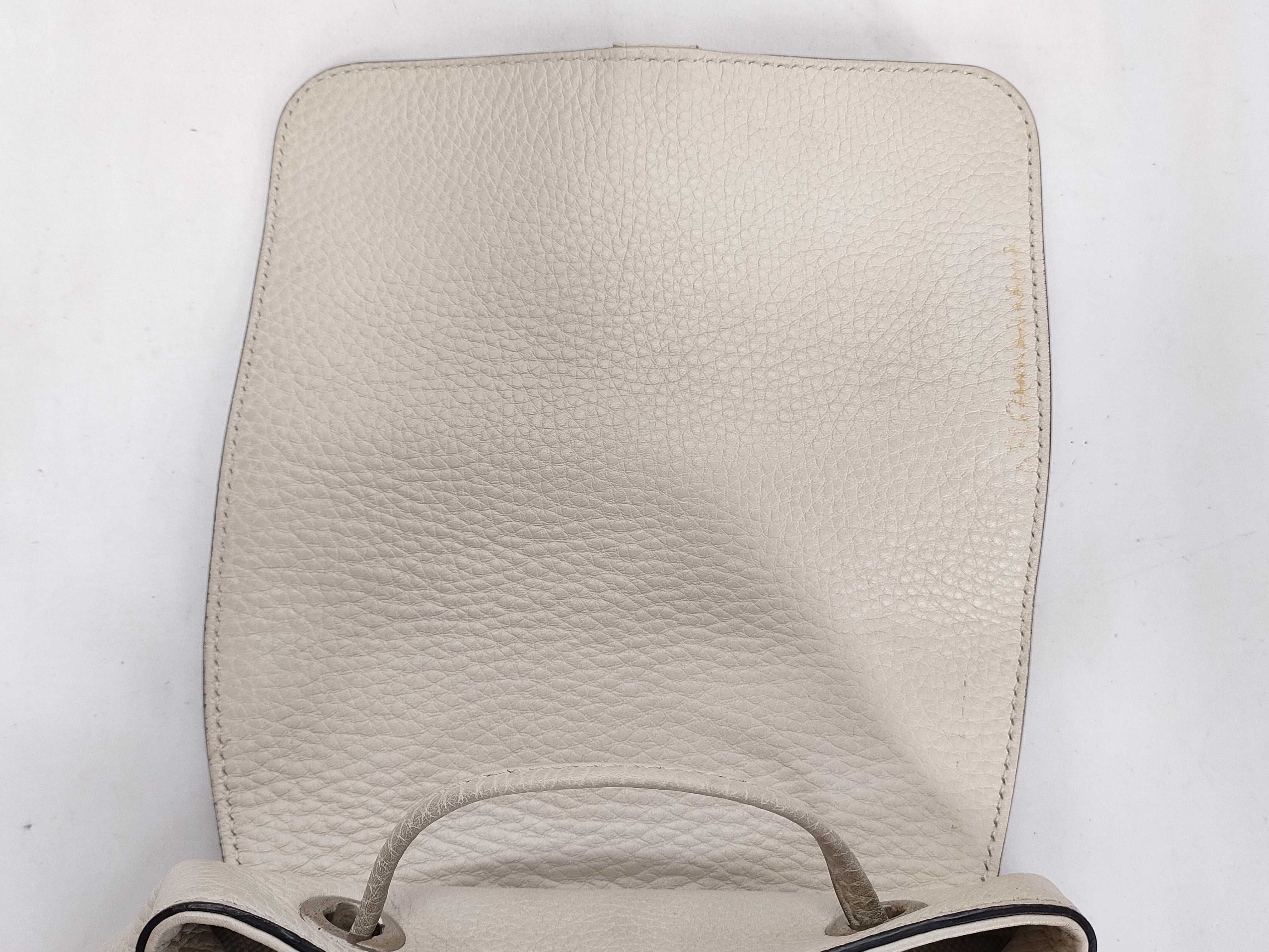 Bamboo Leather Backpack/Rucksack, White, 370833 — view 9
