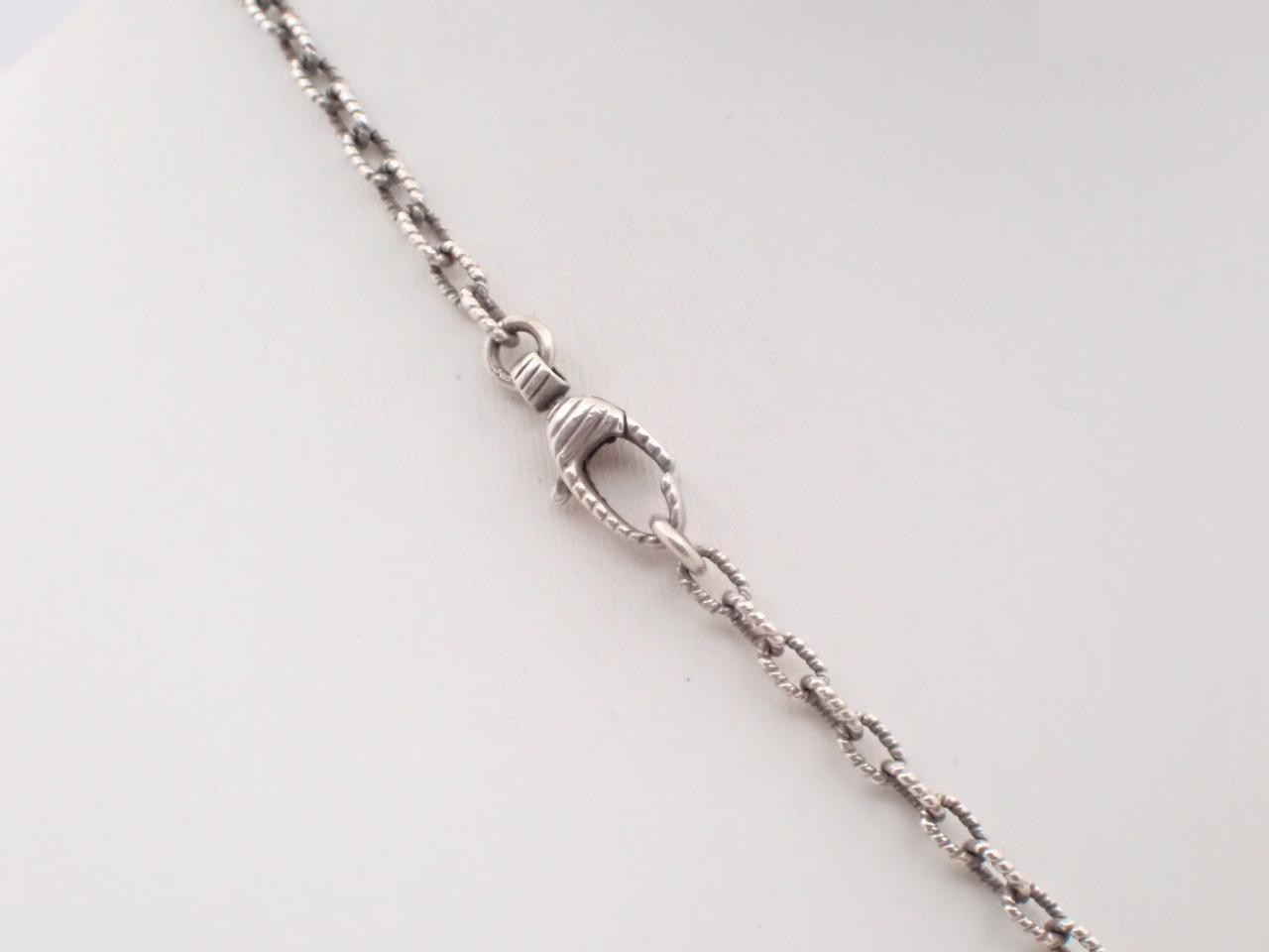 Interlocking Necklace, Arabesque Design, Sterling Silver 925 / 17.4g — view 2
