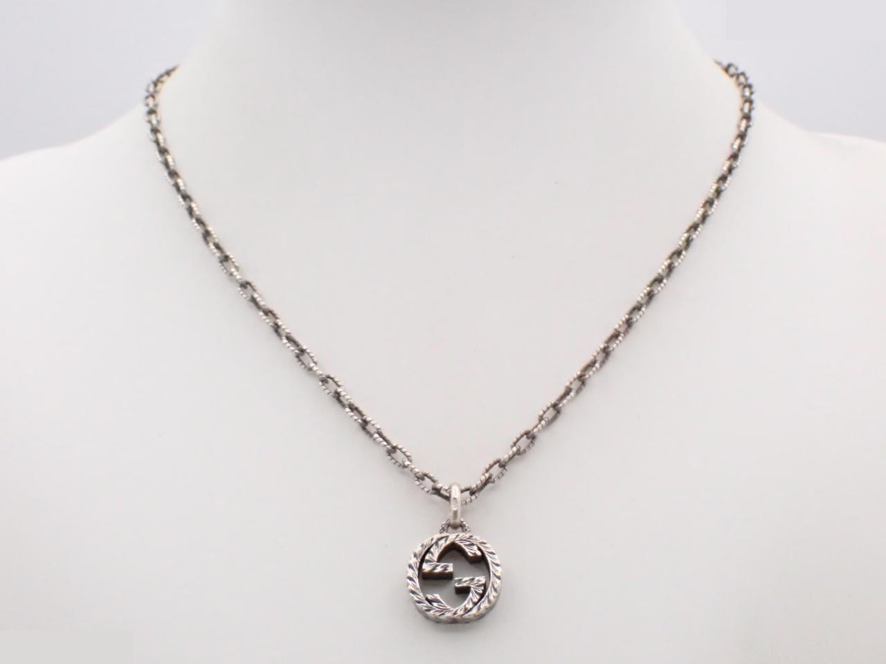 Interlocking Necklace, Arabesque Design, Sterling Silver 925 / 17.4g — view 3