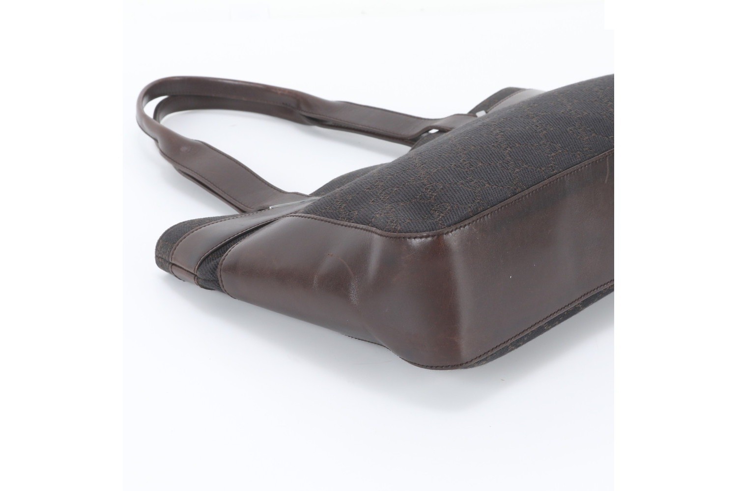 Leather tote bag, shoulder bag, handbag, brown — view 5