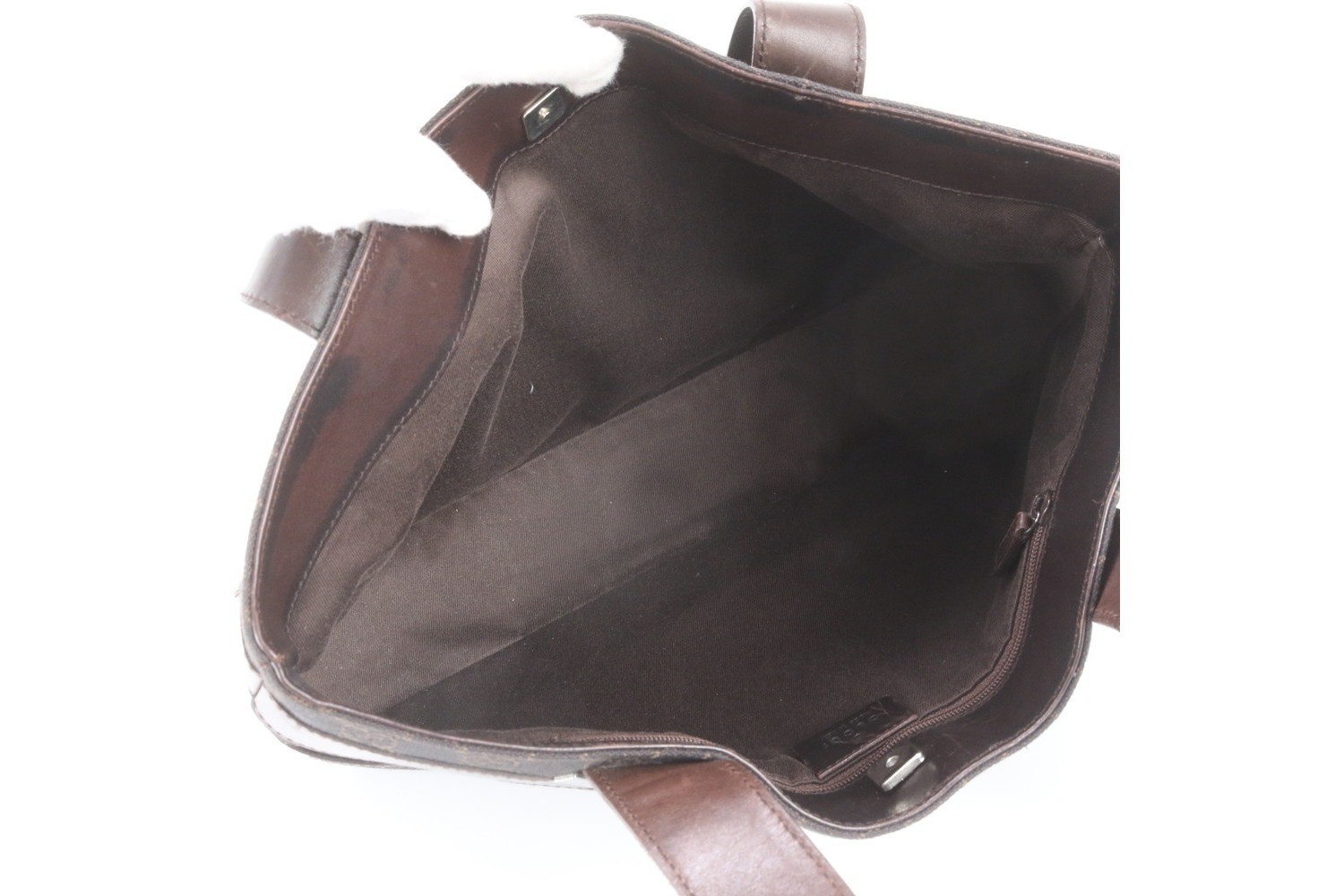 Leather tote bag, shoulder bag, handbag, brown — view 7