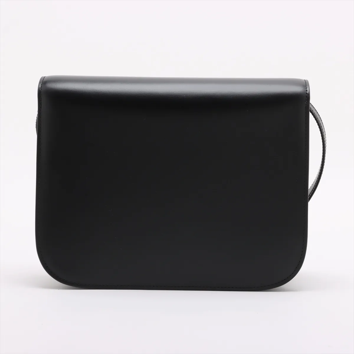 Classic Box Leather Shoulder Bag Black — view 2
