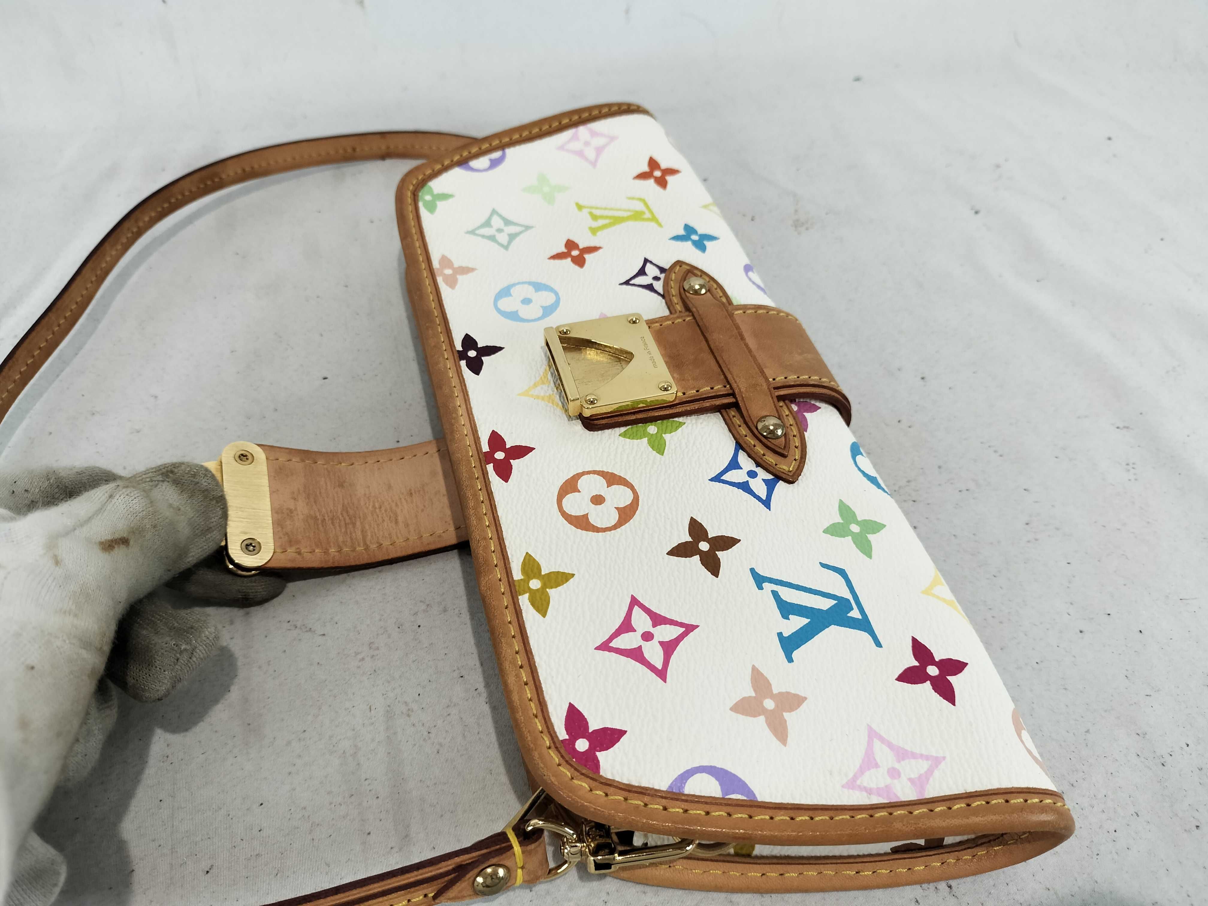 Monogram Multicolor Shirley Blanc Handbag M40049 Handbag — view 9