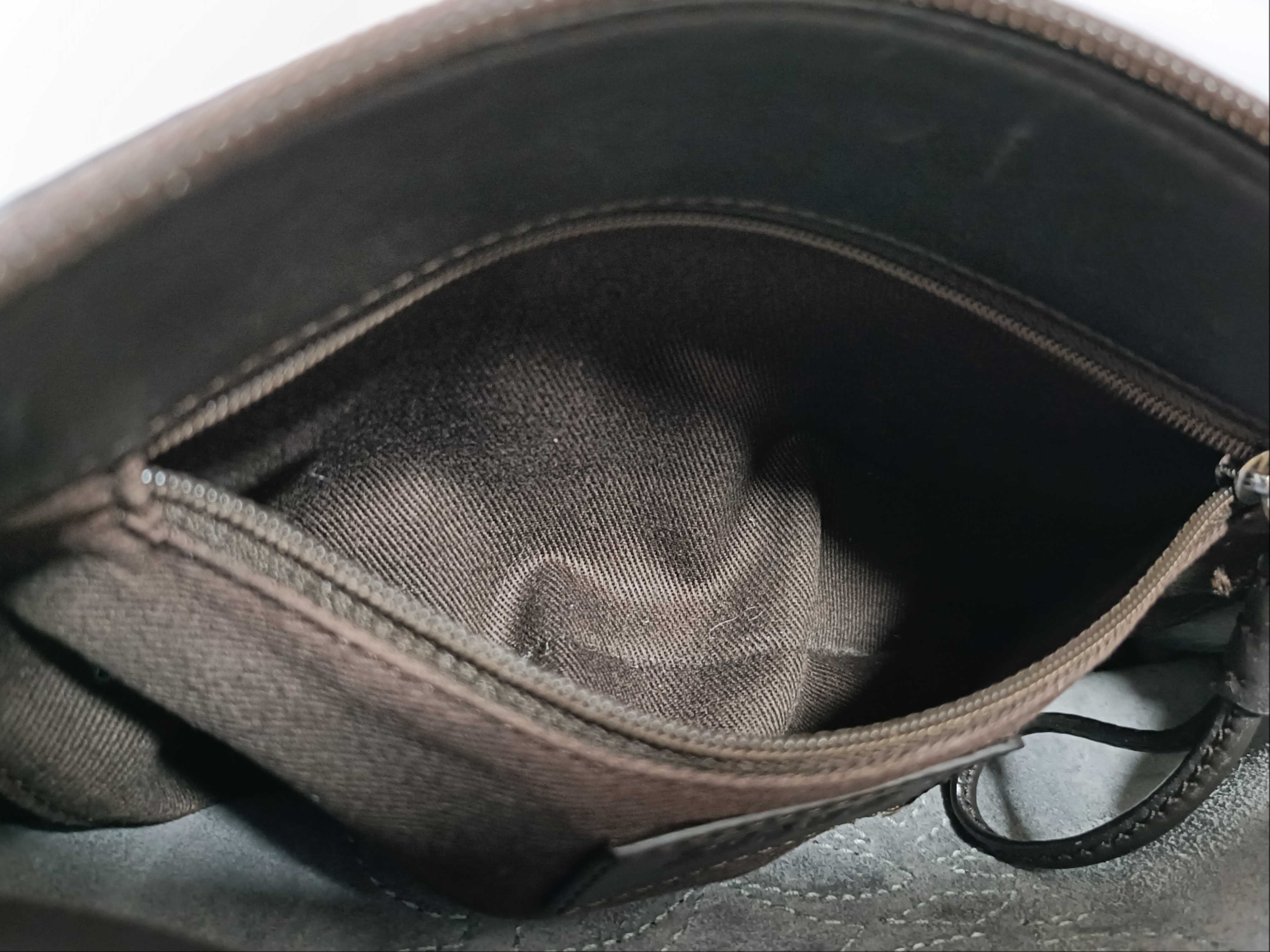 Anagram Suede One-Shoulder Handbag — view 12