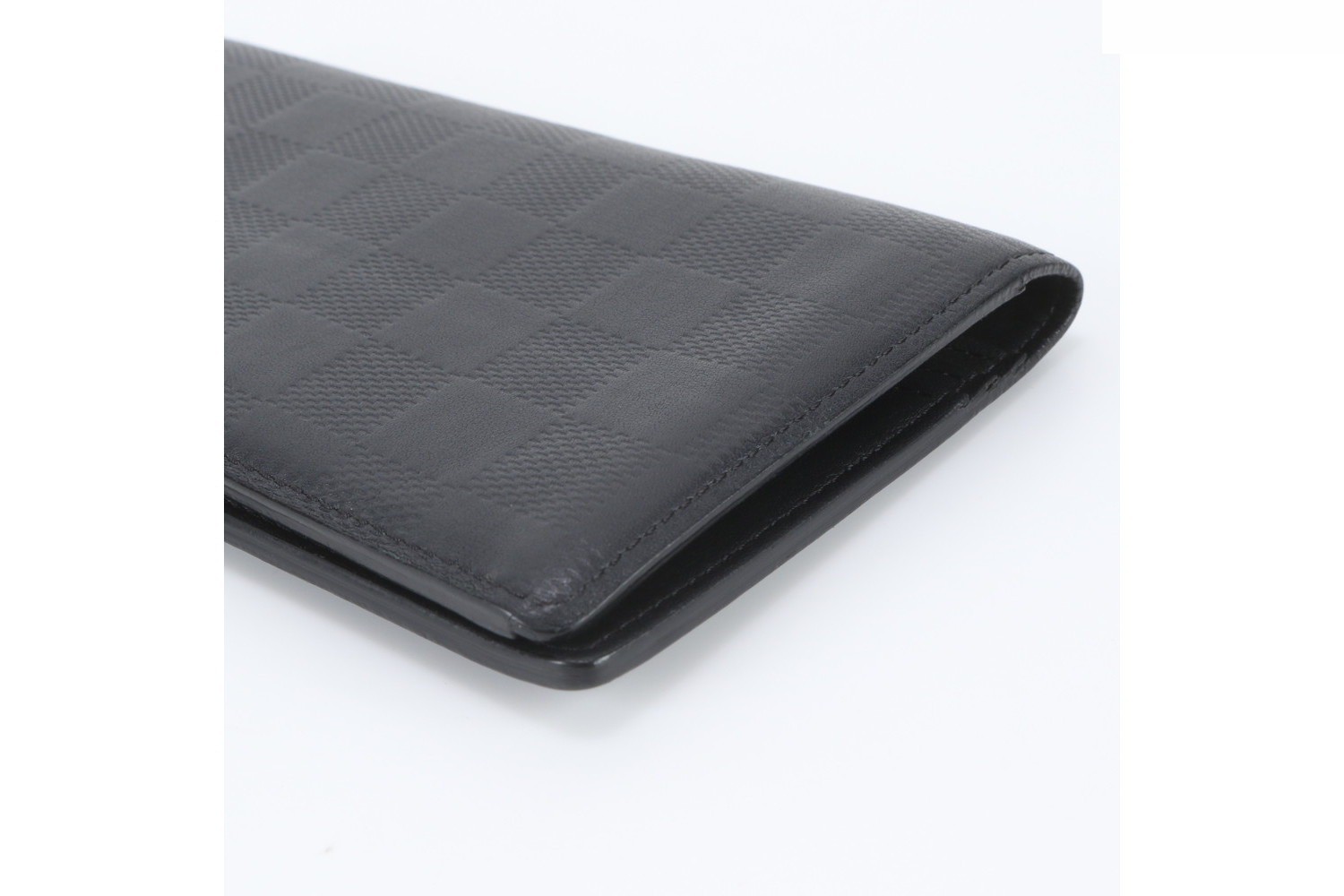 Damier Infini Portefeuille Brazza N63010 Leather Long Wallet — view 3