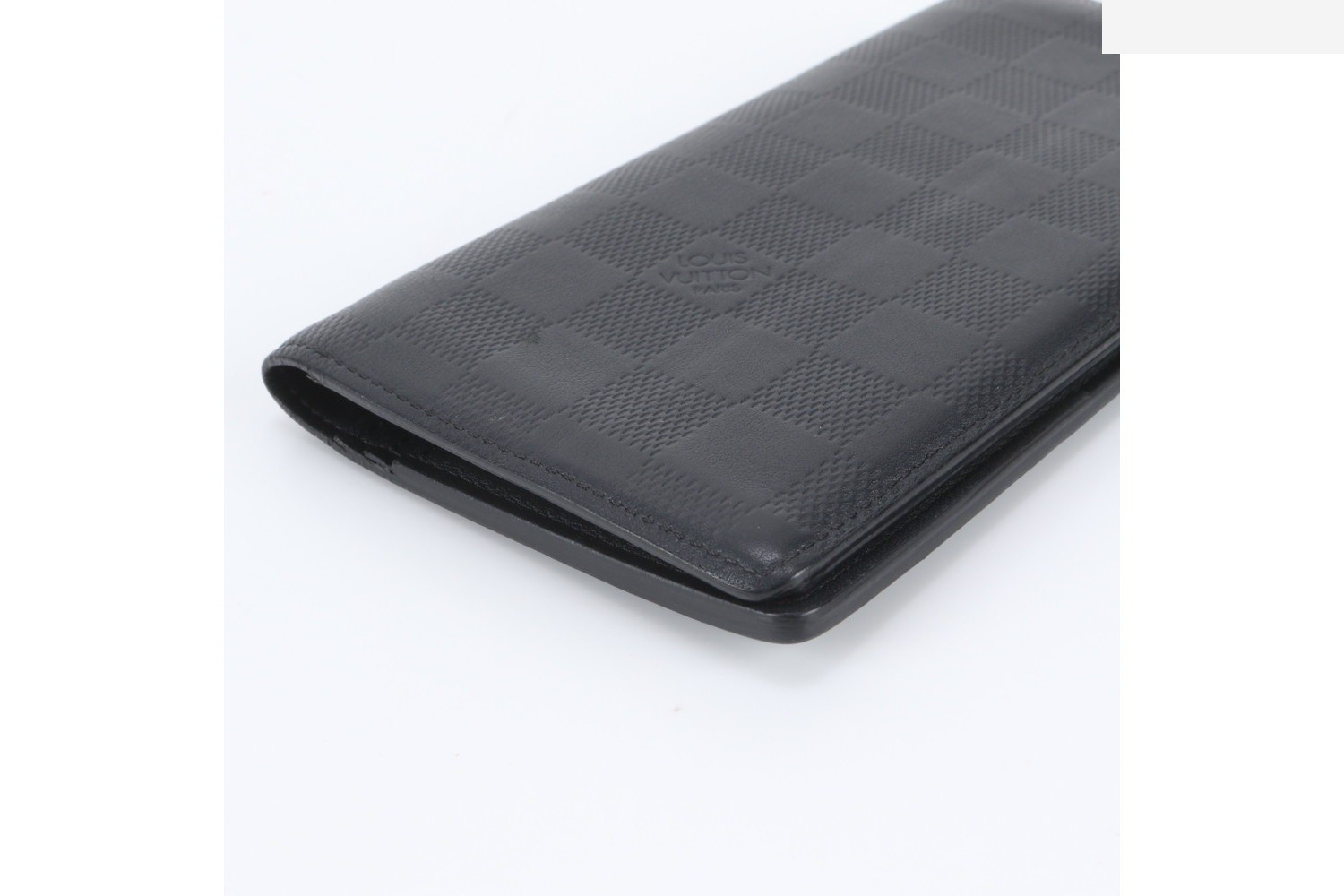 Damier Infini Portefeuille Brazza N63010 Leather Long Wallet — view 5