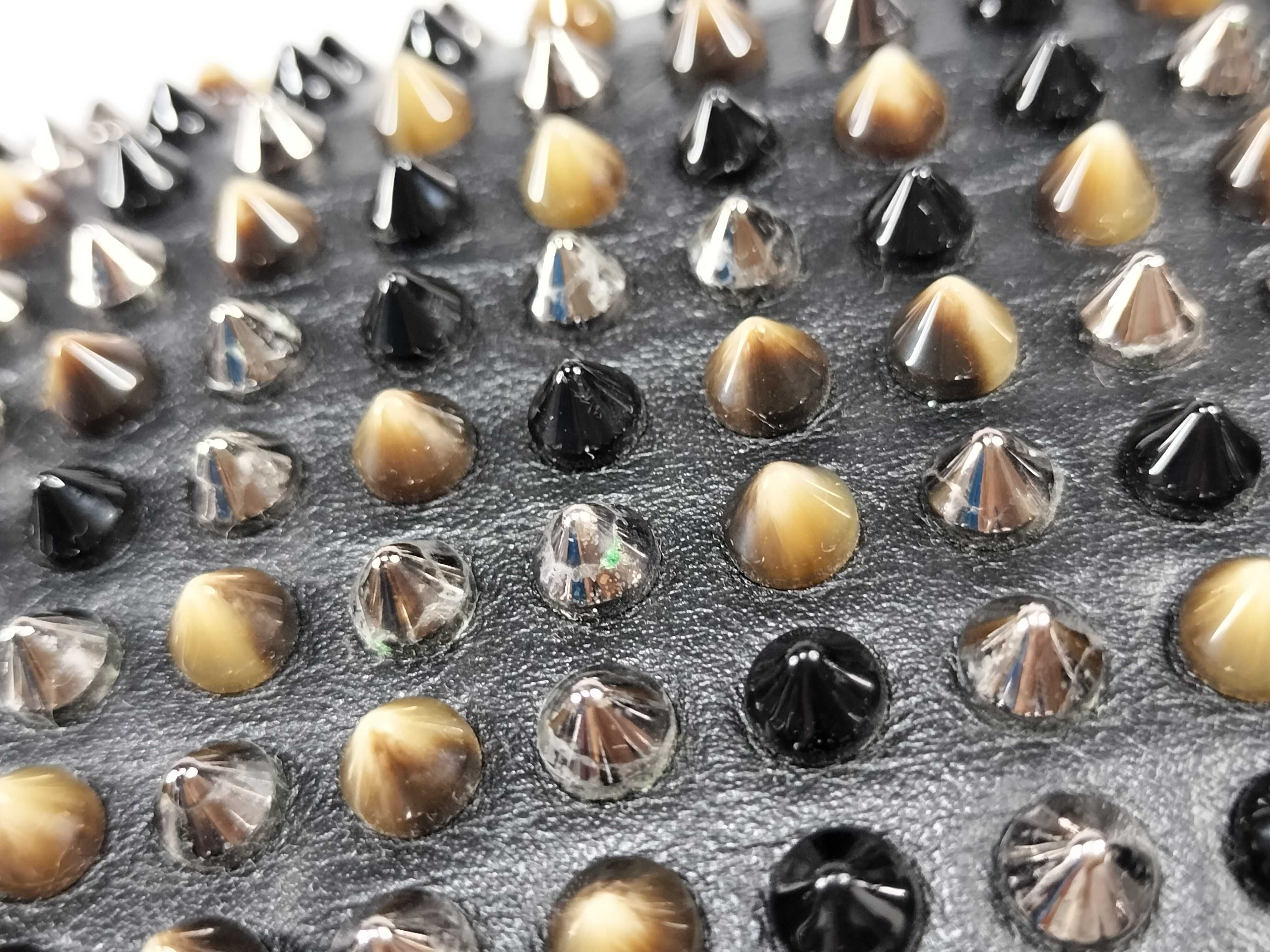 Blaster Studded Clutch Bag, Black — view 14