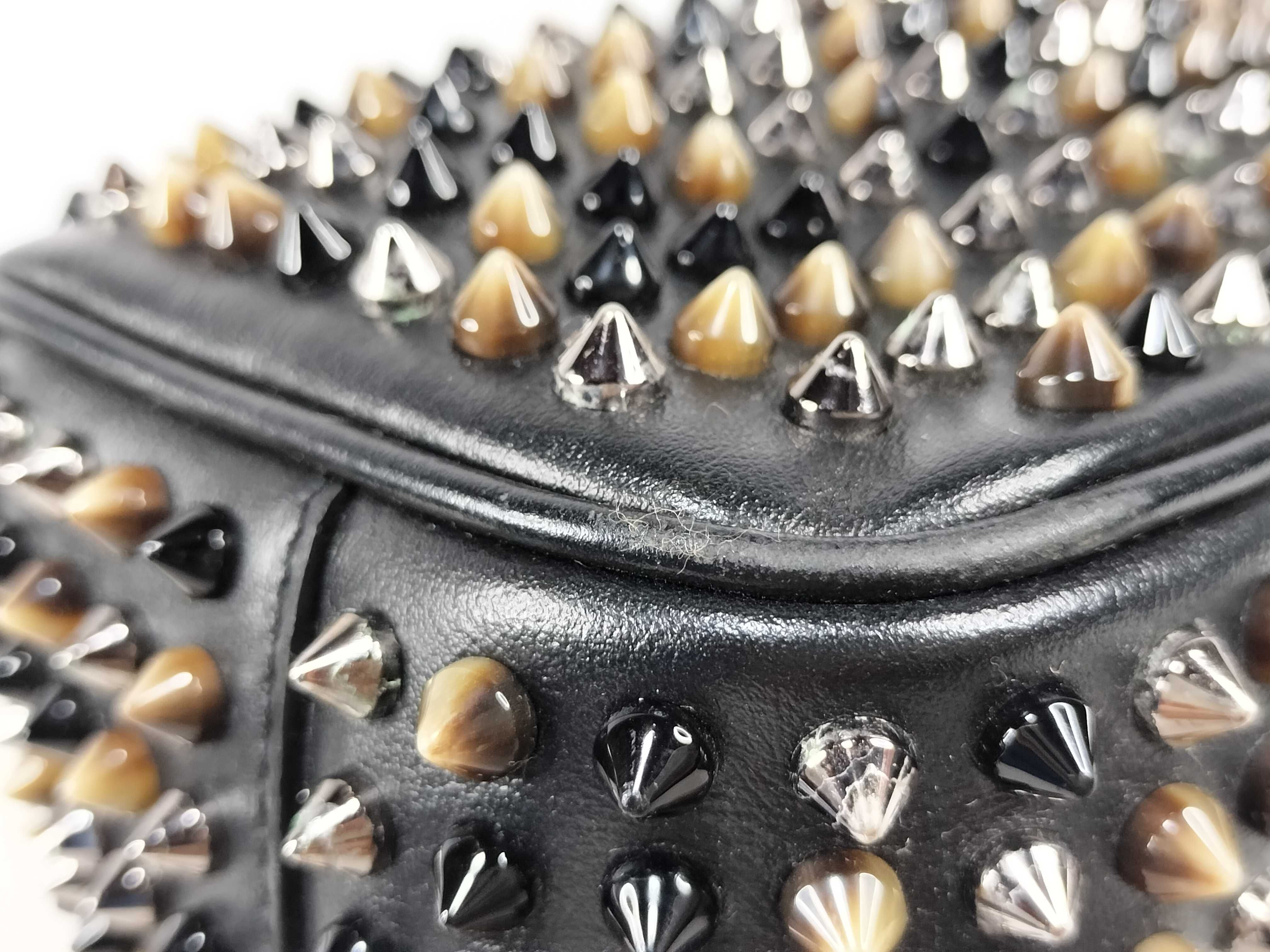 Blaster Studded Clutch Bag, Black — view 15