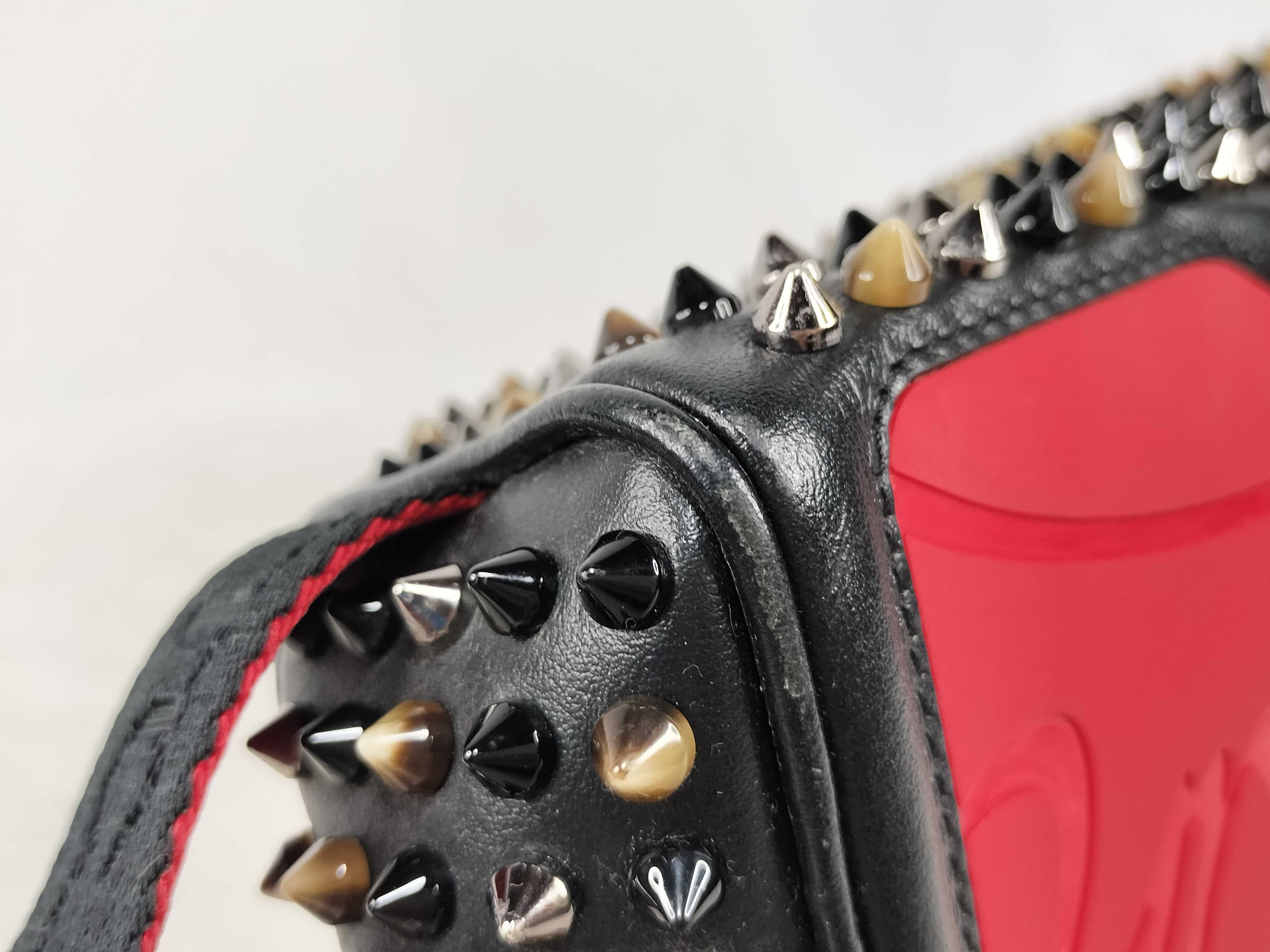 Blaster Studded Clutch Bag, Black — view 7