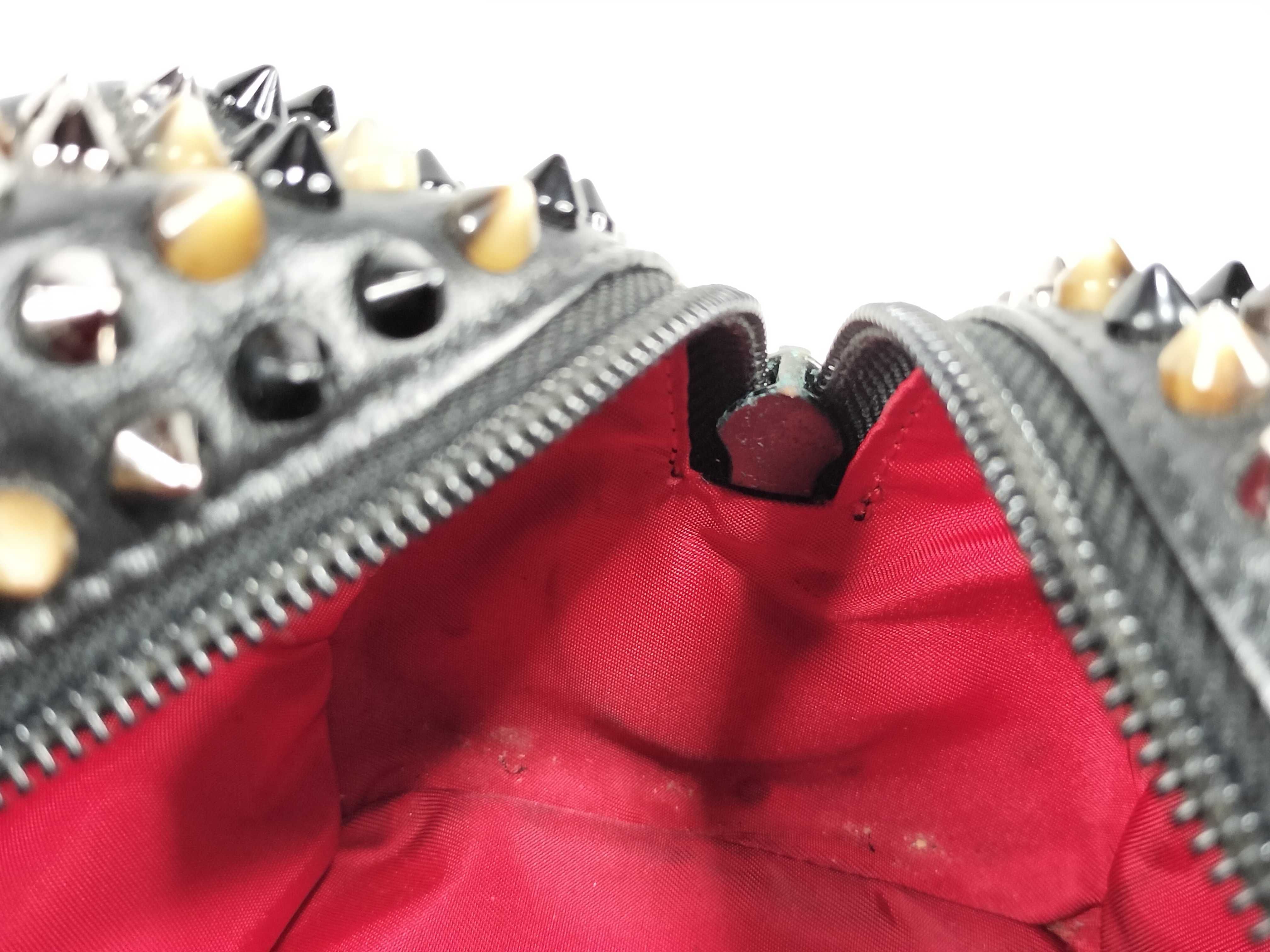 Blaster Studded Clutch Bag, Black — view 9