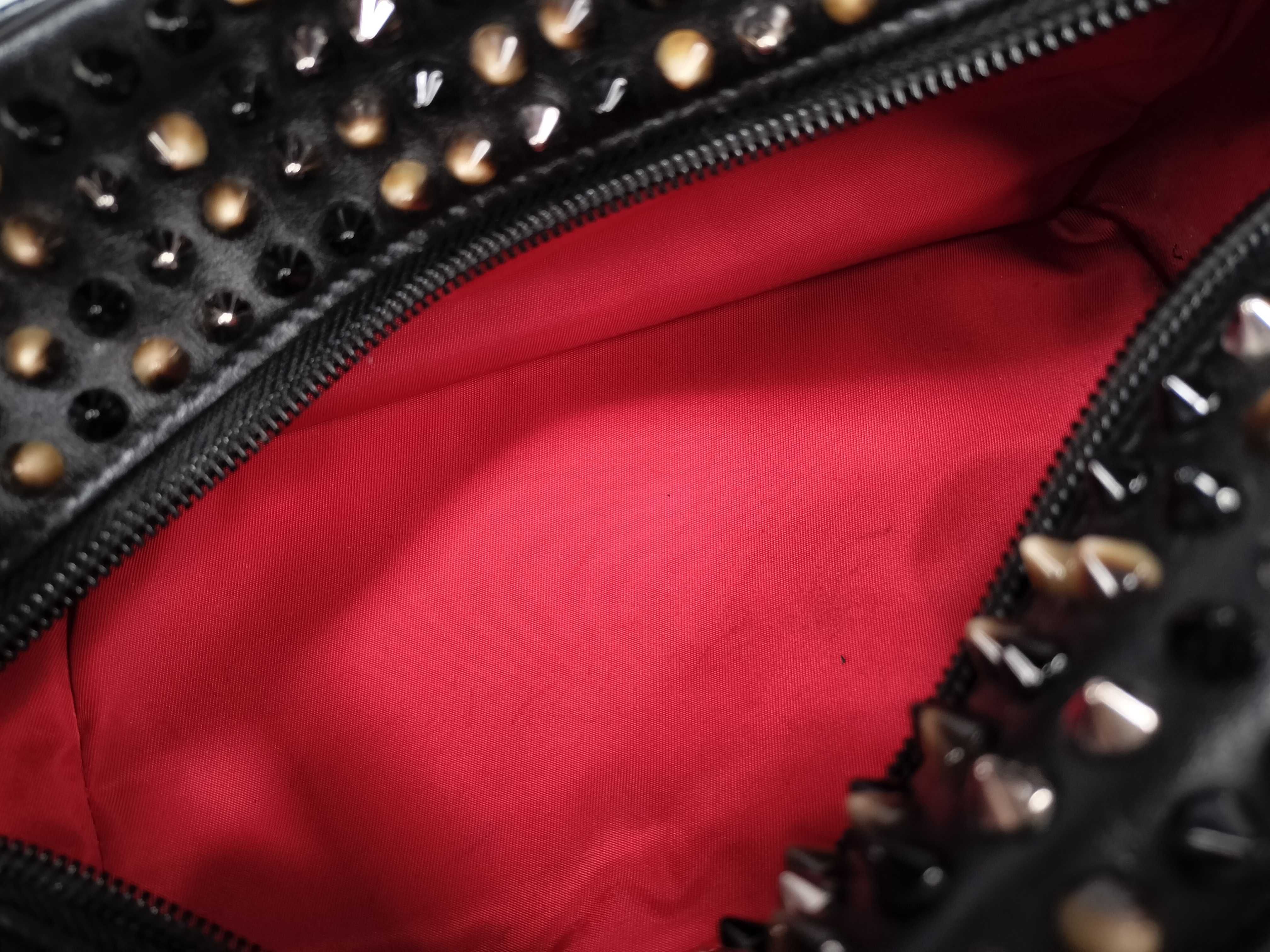 Blaster Studded Clutch Bag, Black — view 10