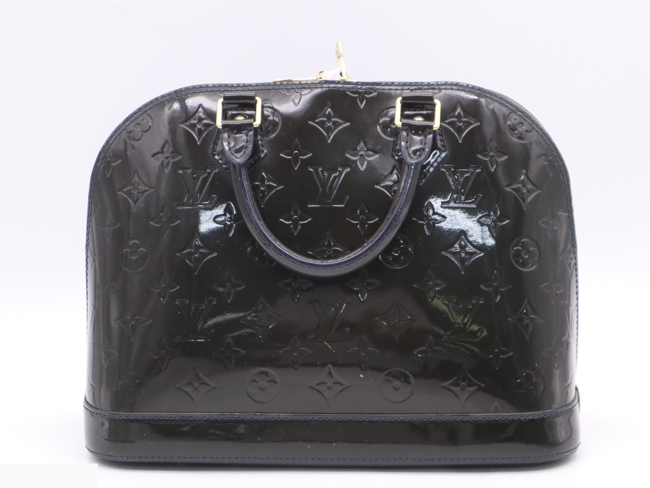 Alma PM Blue Infini with padlock, 2 keys, and clochette. — view 2