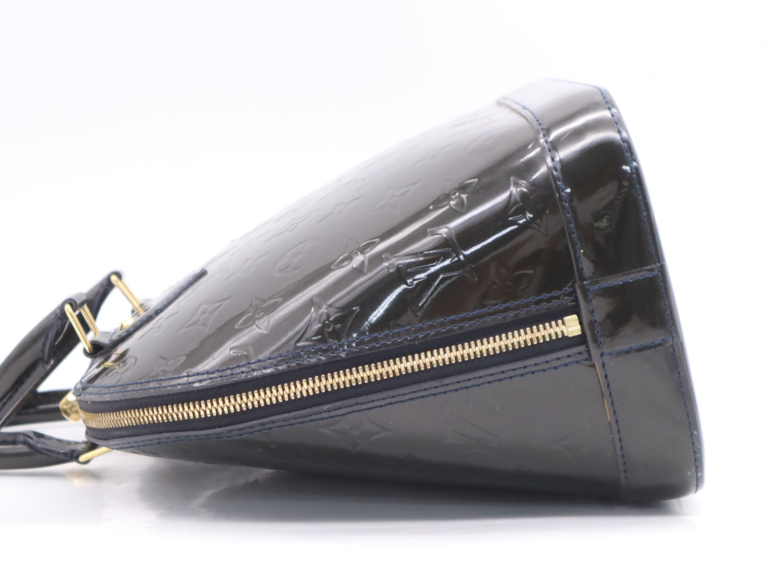 Alma PM Blue Infini with padlock, 2 keys, and clochette. — view 3