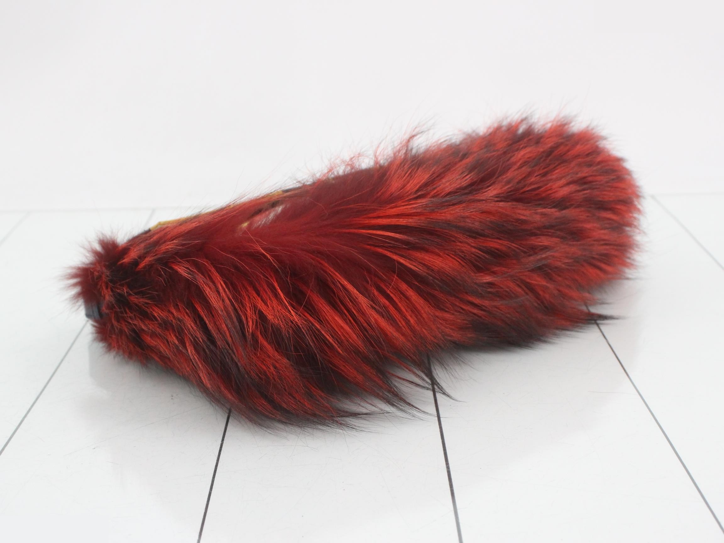 Monster Leather Fur One-Shoulder Bag — view 5