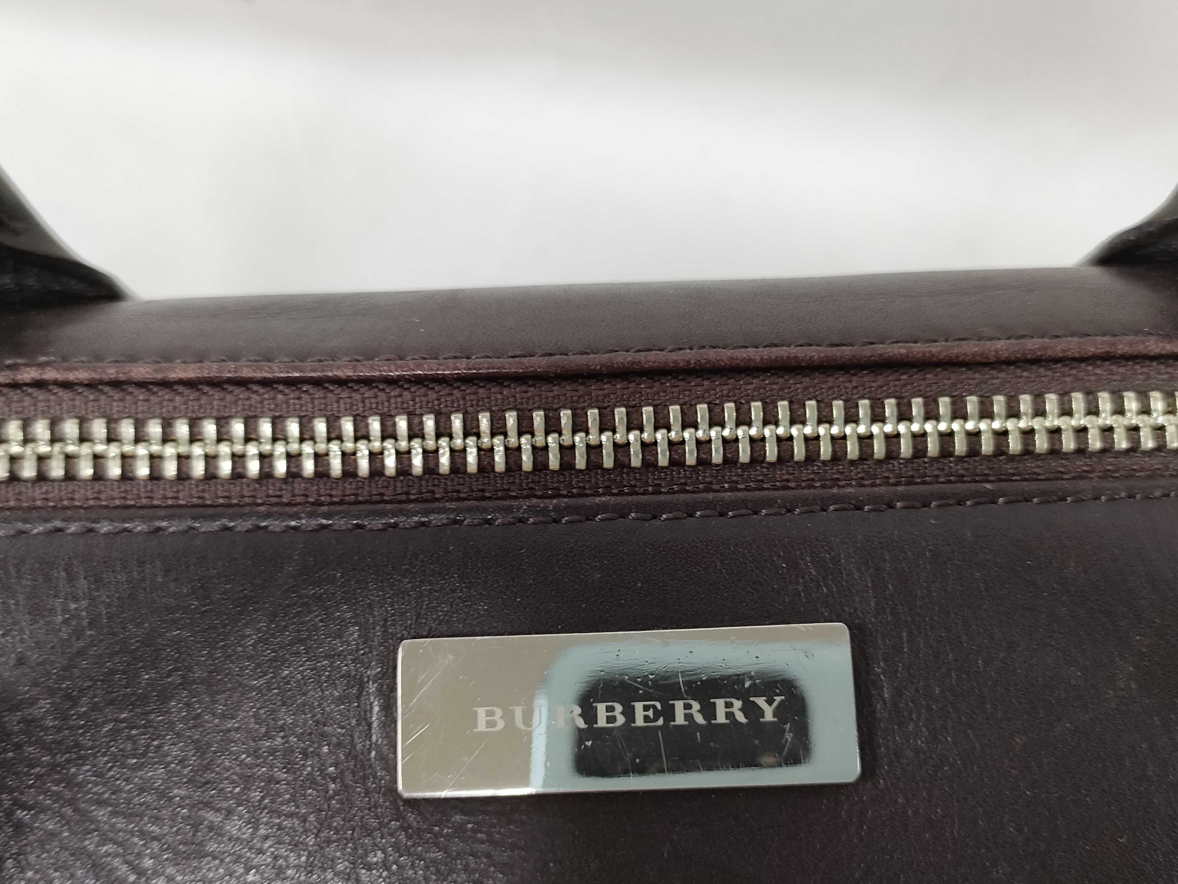 Nova Check Canvas Leather Mini Handbag — view 6