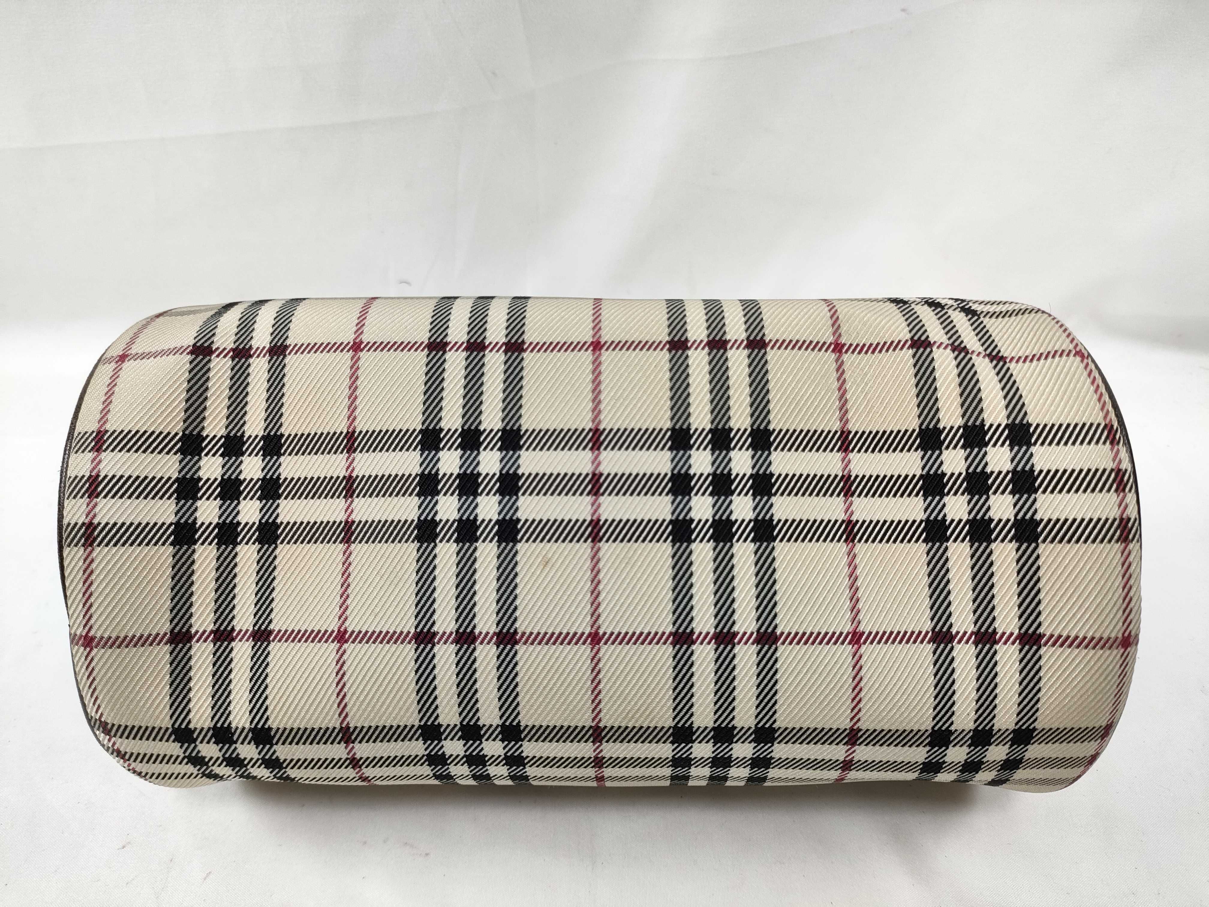 Nova Check Canvas Leather Mini Handbag — view 7