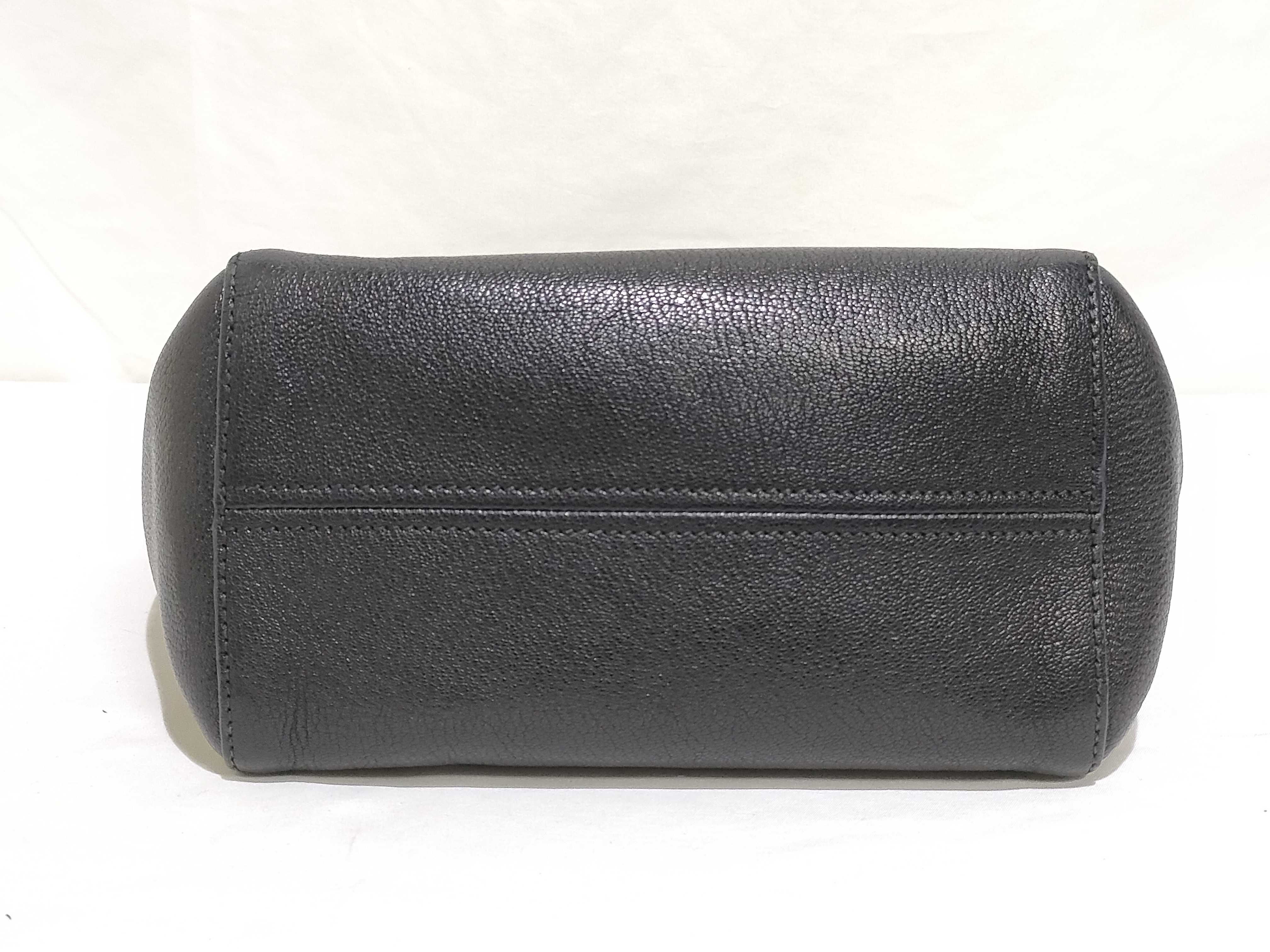 Madras Leather 2-Way Handbag, Black, 5BG143 (Handbag) — view 7