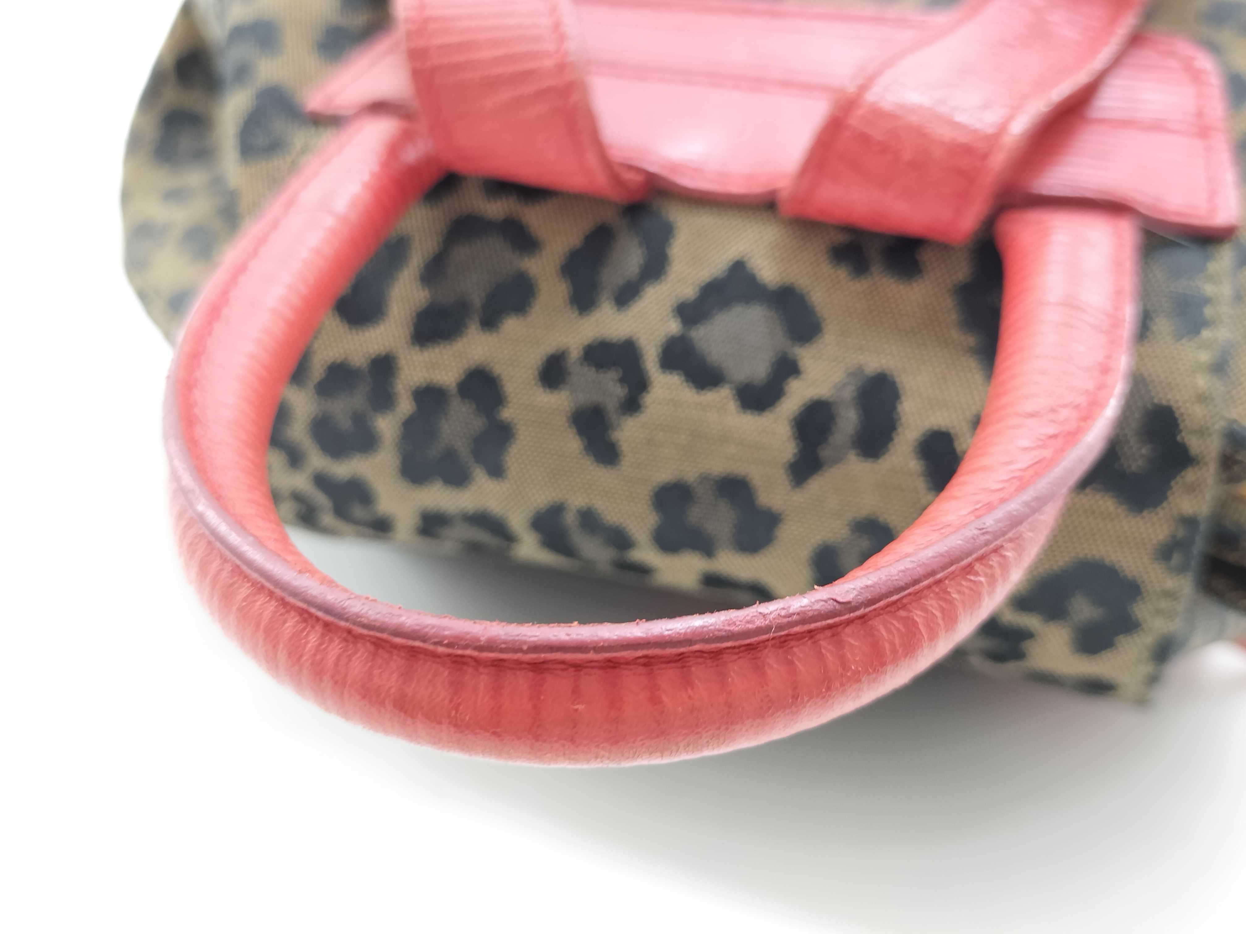 Backpack, Leopard Print x Red, Rucksack — view 6