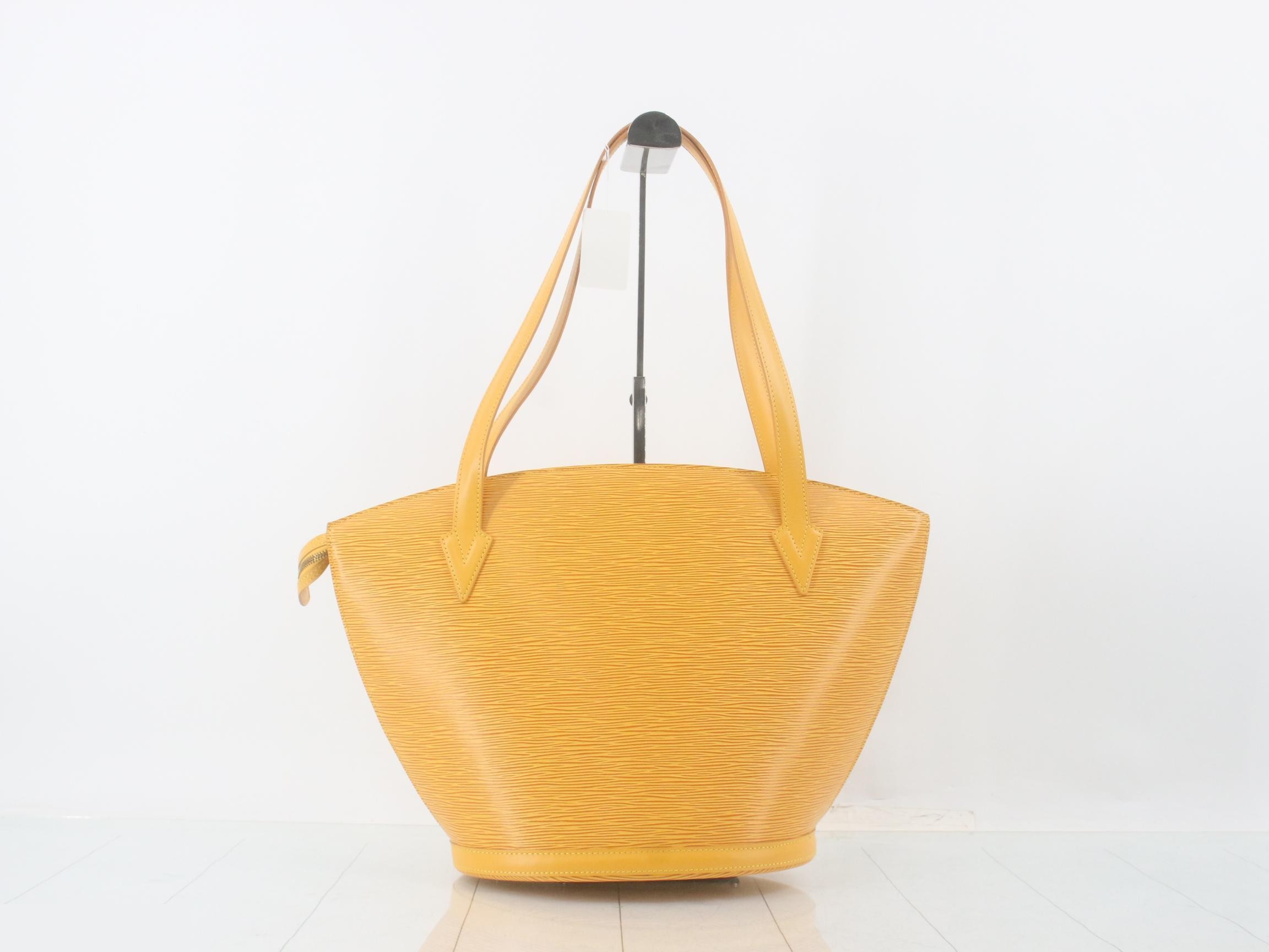 Epi Saint-Jacques Shopping Tassili Yellow Tote Bag — view 2