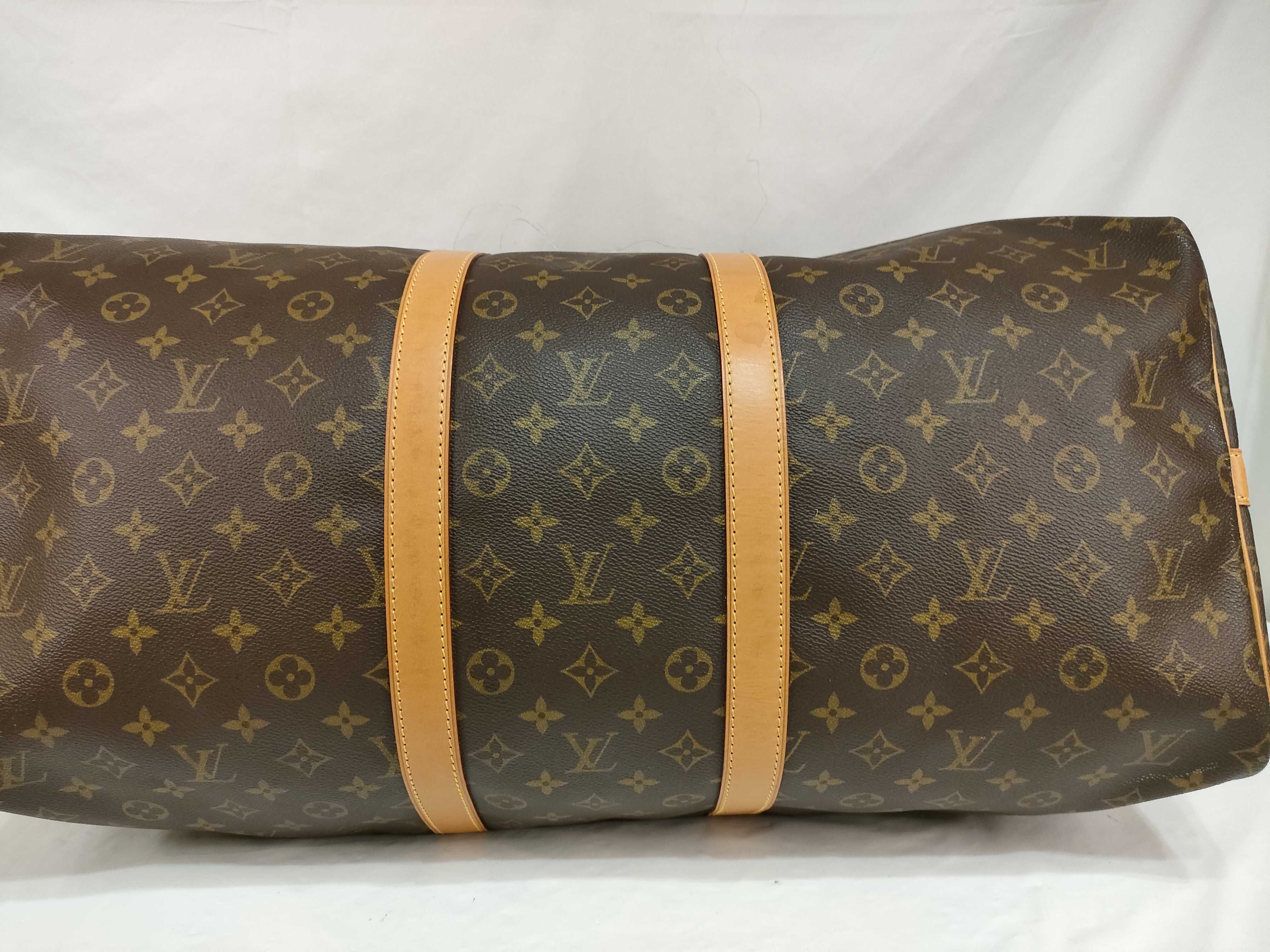 Monogram Keepall Bandoulière 55 Boston Bag — view 8