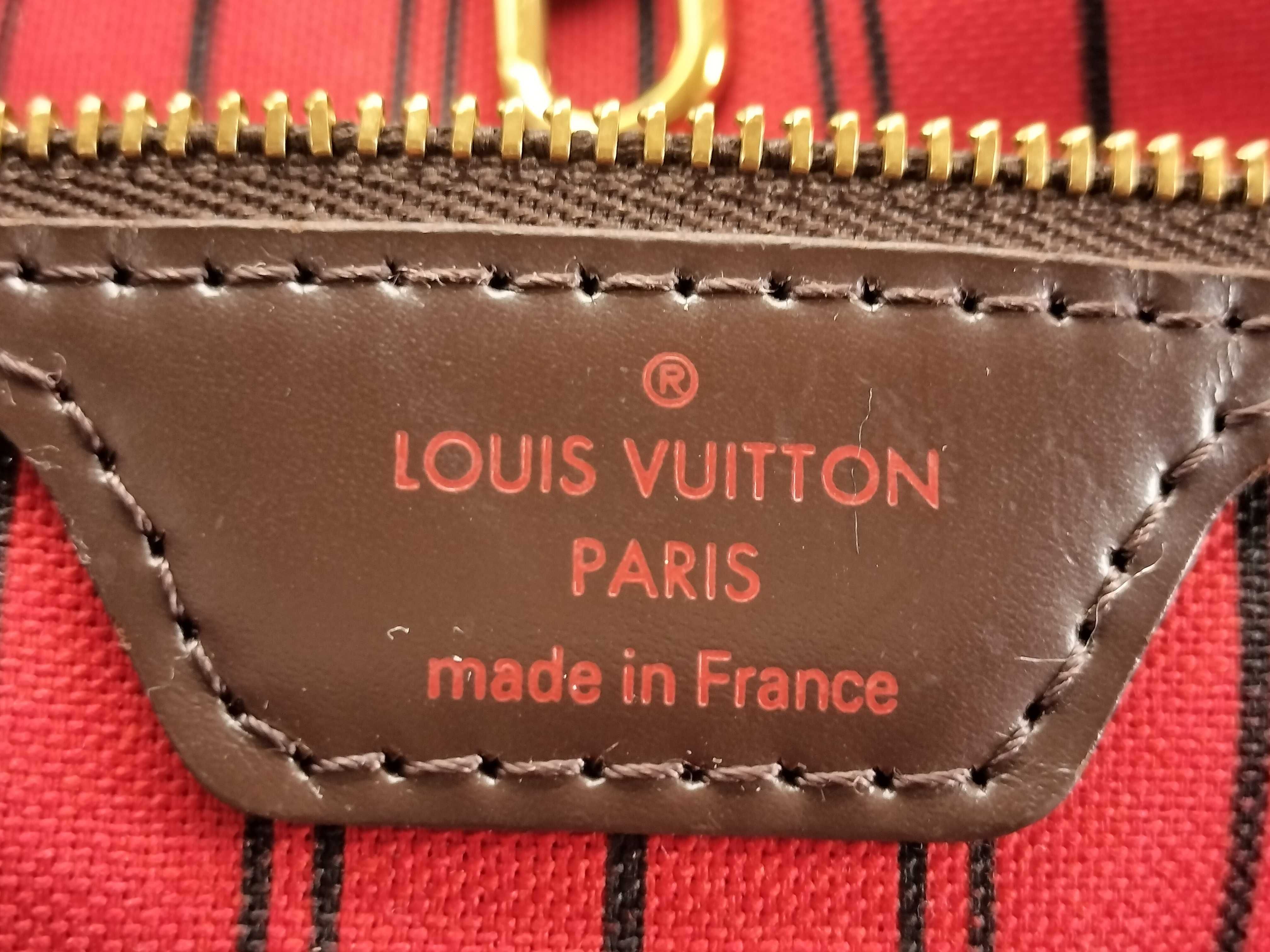 Damier LV Damier Neverfull Tote Bag — view 12