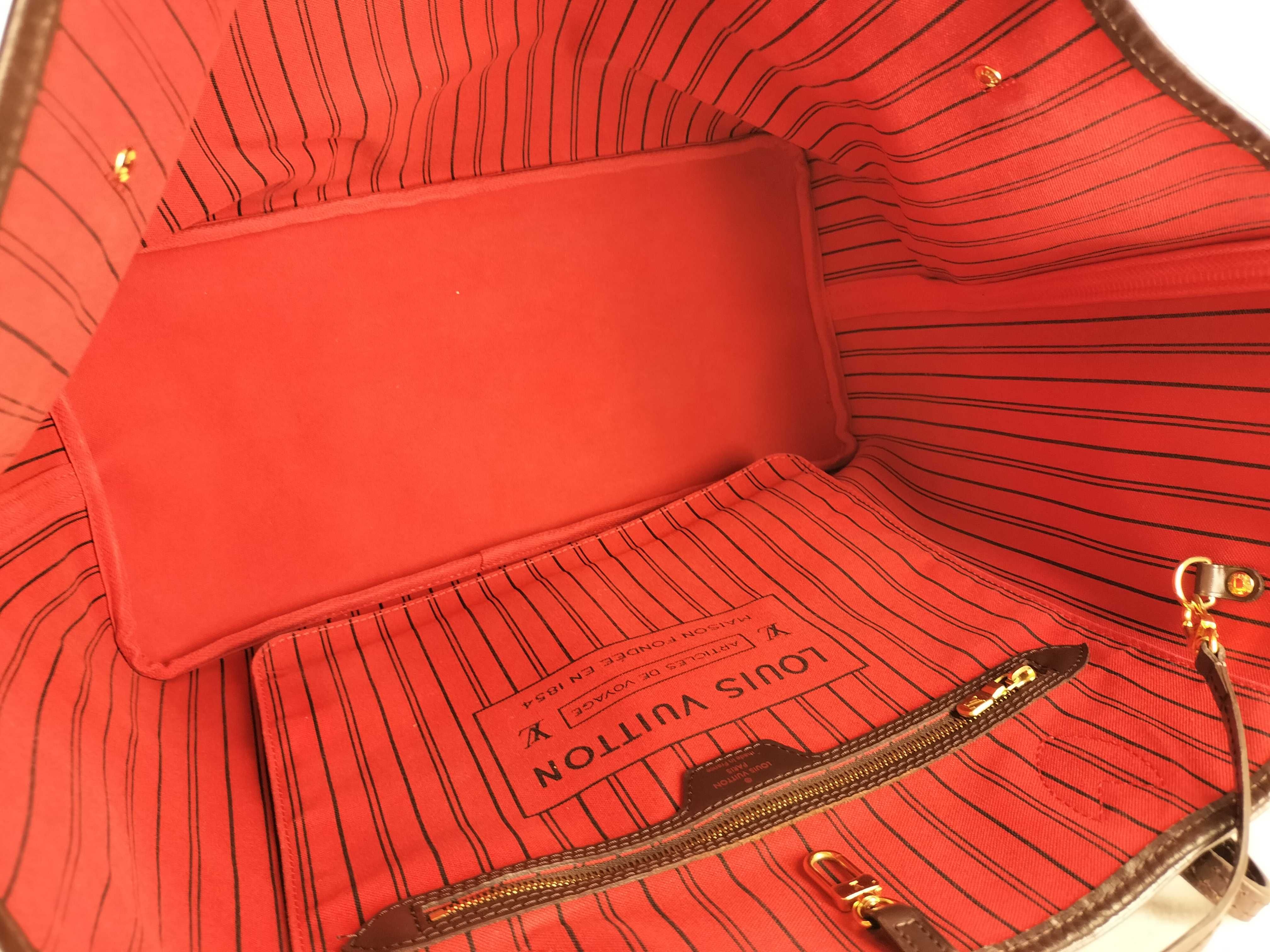 Damier LV Damier Neverfull Tote Bag — view 10