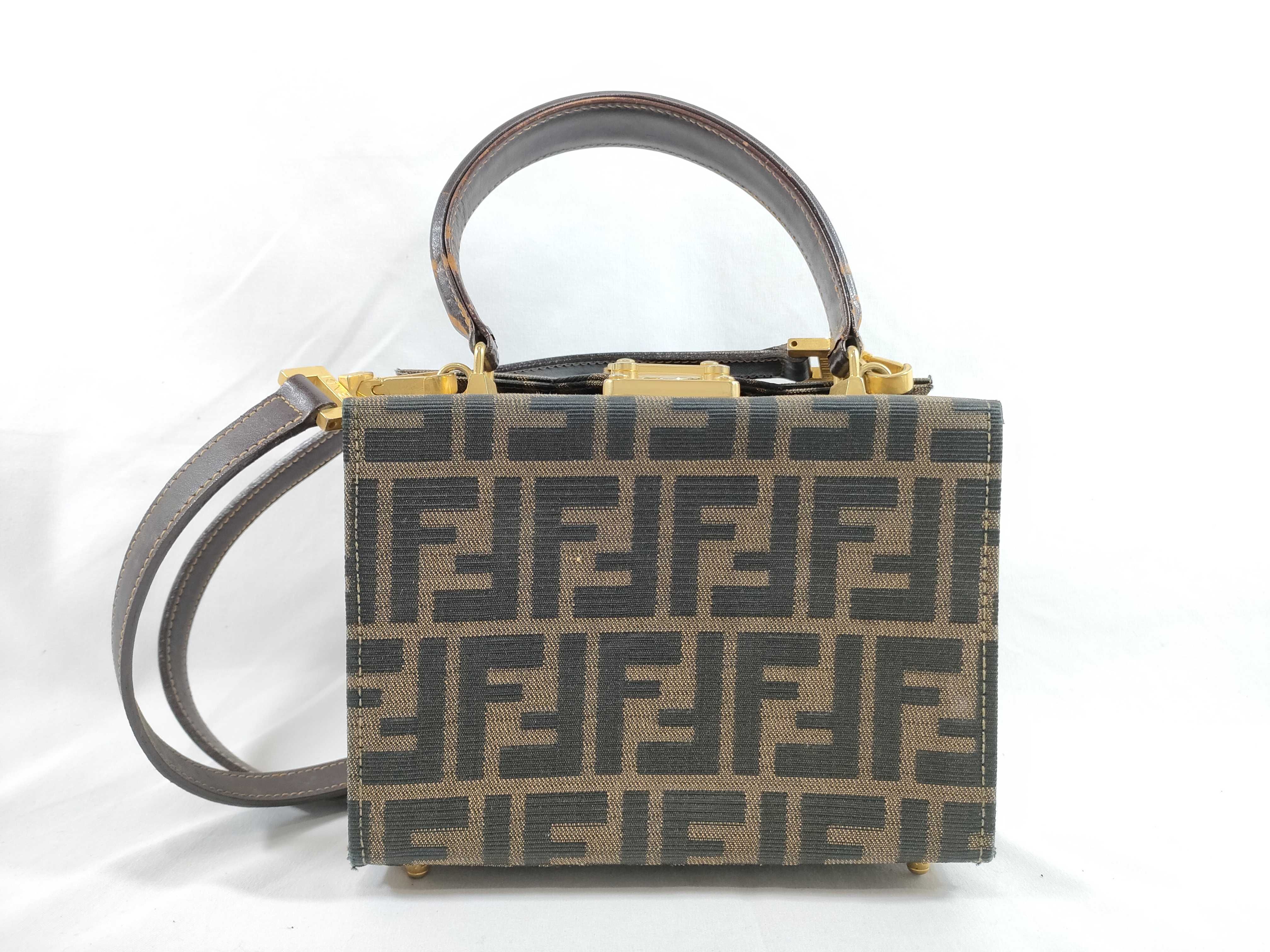 Zucca pattern Fendi bag shoulder bag