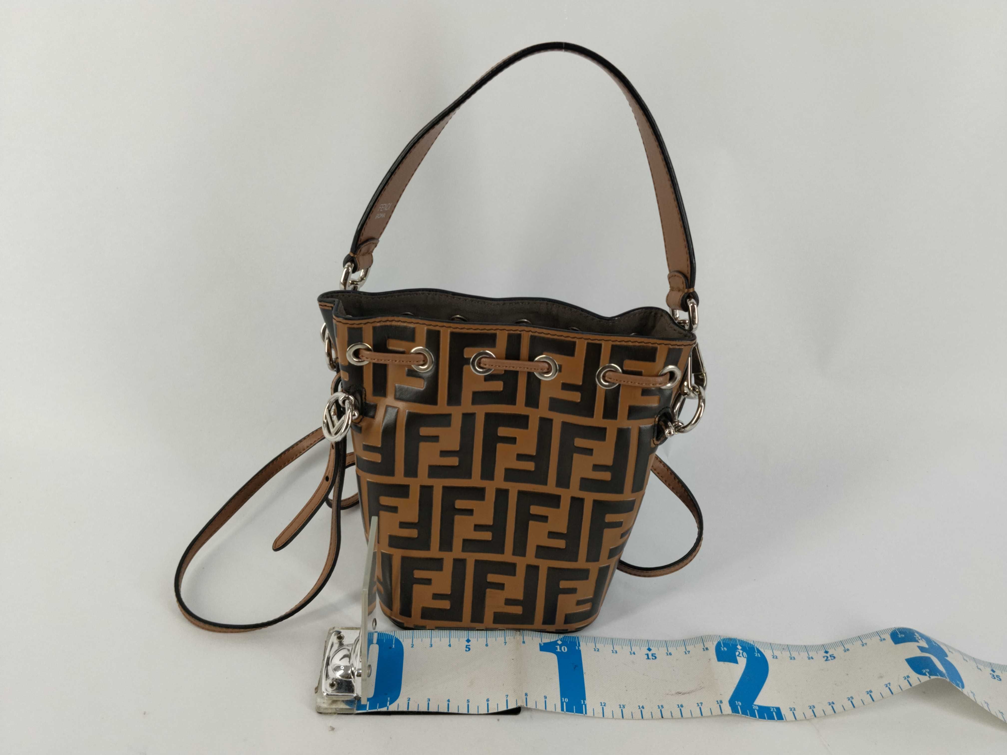 Zucca pattern Fendi Montresor bucket bag handbag — view 2