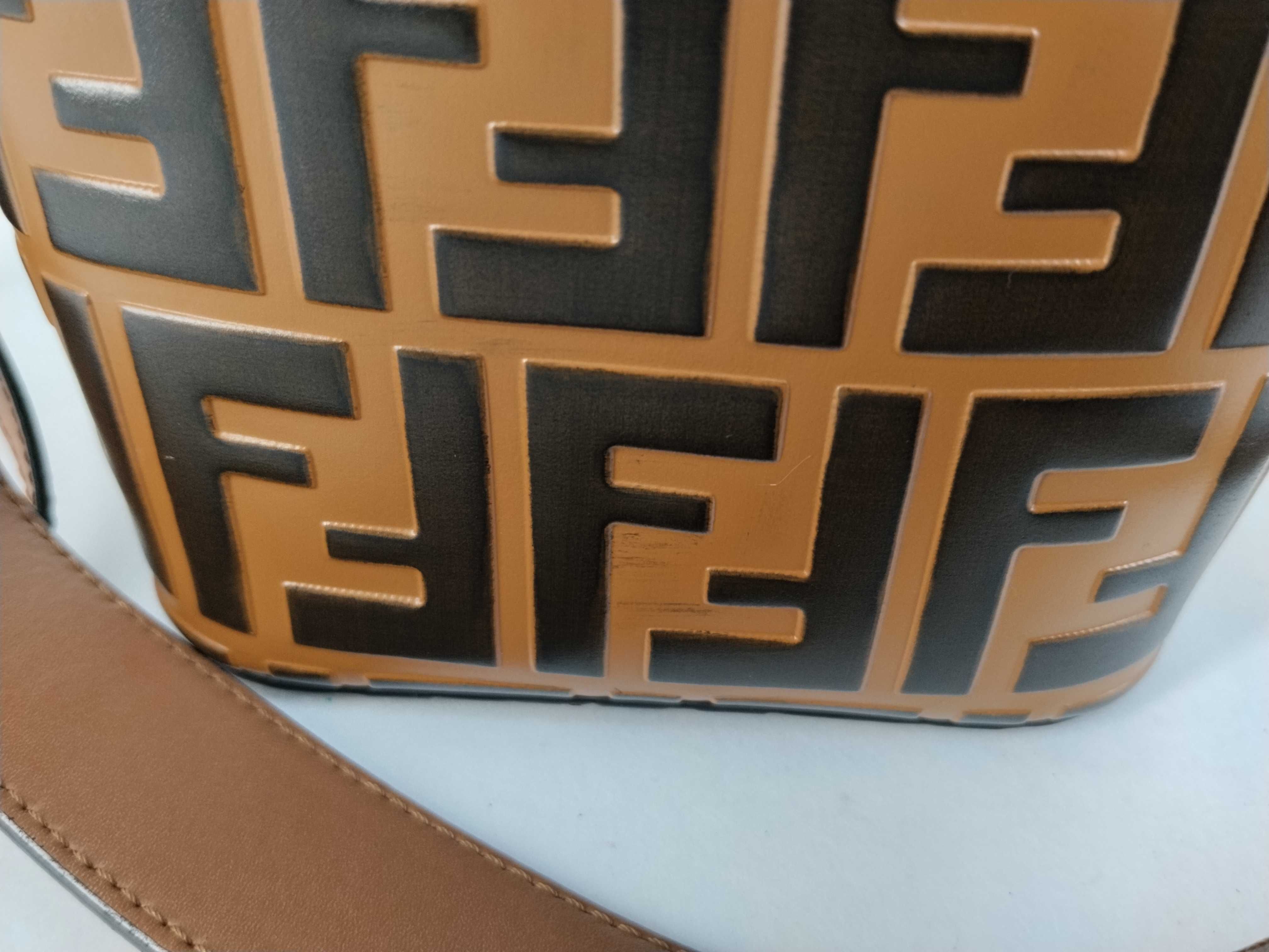 Zucca pattern Fendi Montresor bucket bag handbag — view 13