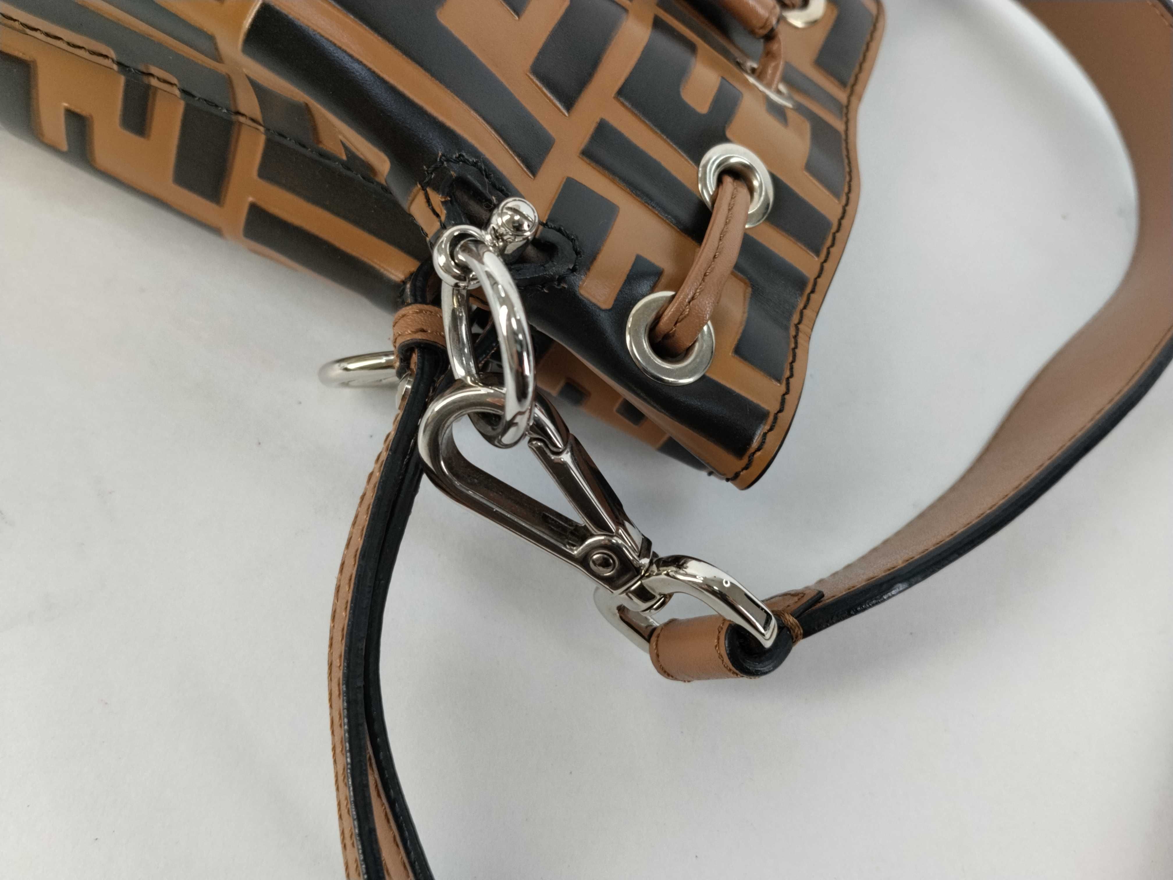 Zucca pattern Fendi Montresor bucket bag handbag — view 5
