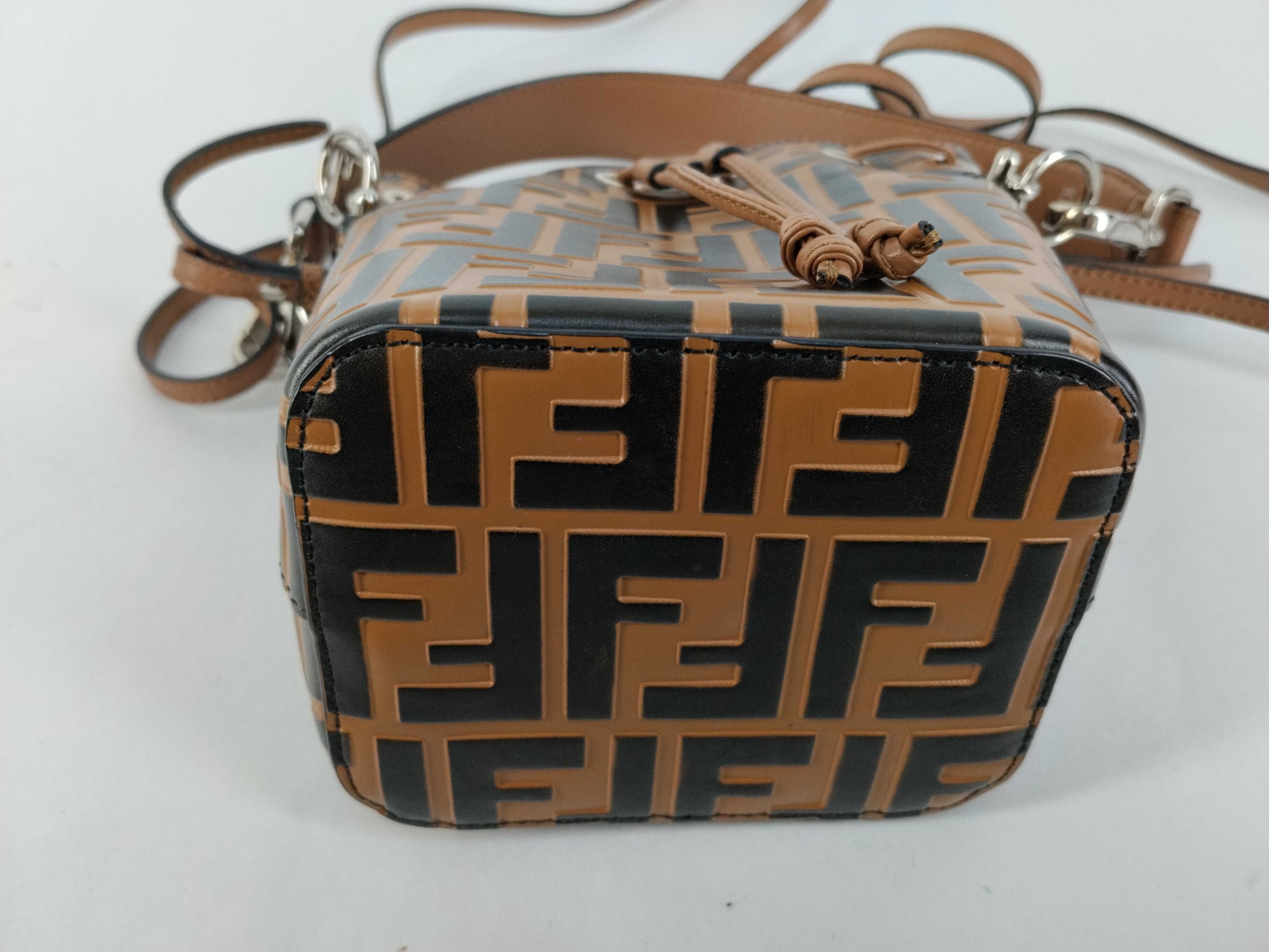 Zucca pattern Fendi Montresor bucket bag handbag — view 7