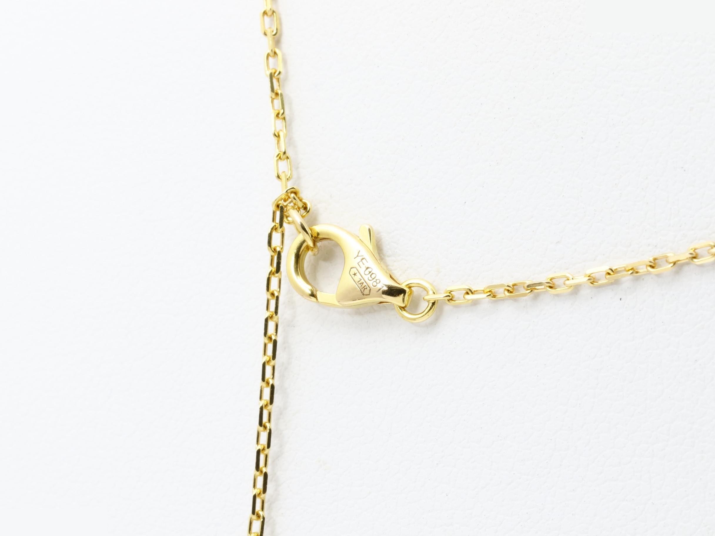 Diamant Léger Necklace, 750PG, 2.8g, Small/Medium Size, Diamond, 40cm — view 5