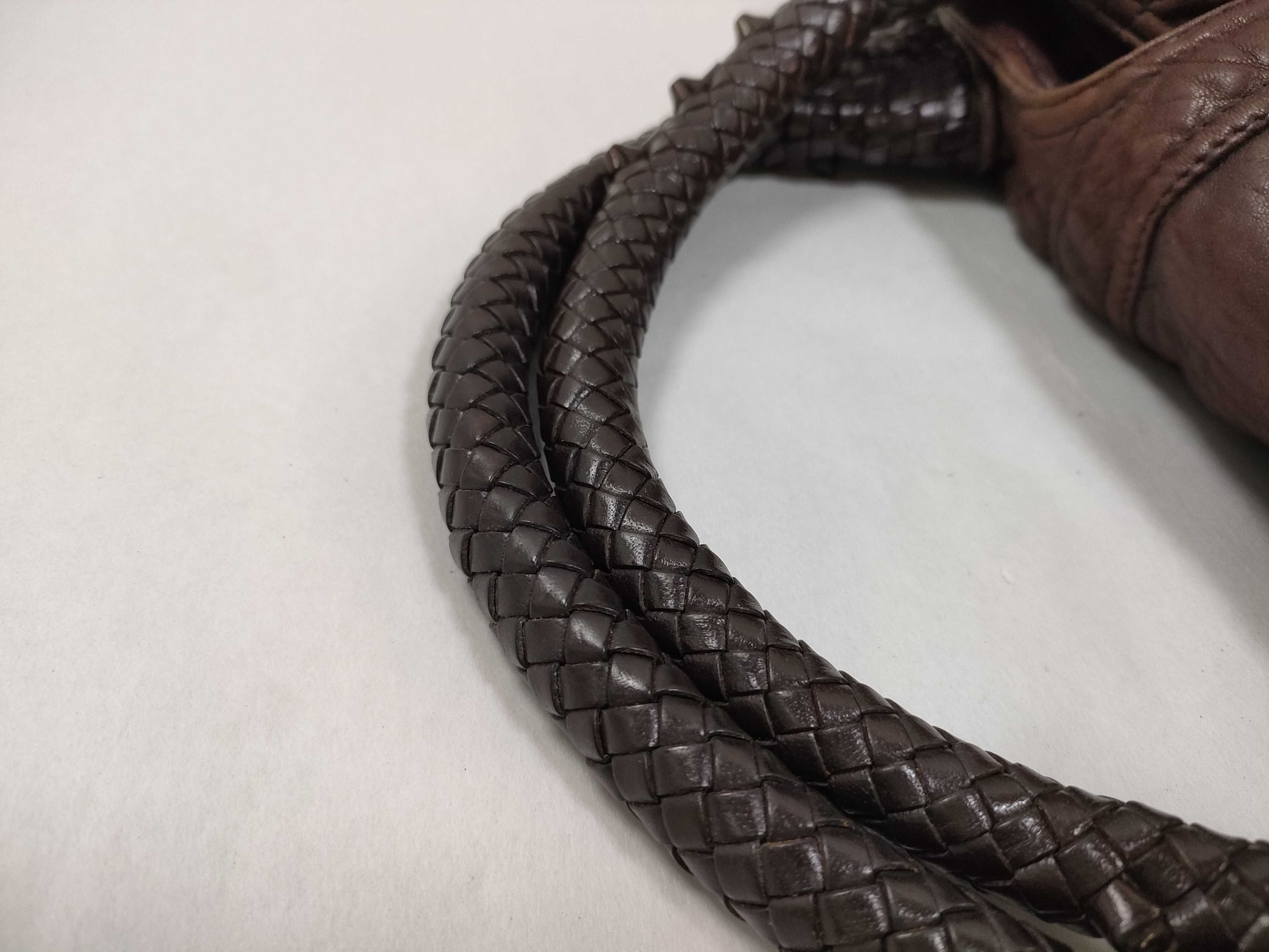 PH- Nappa Nuvolata Leather Handbag Brown — view 4