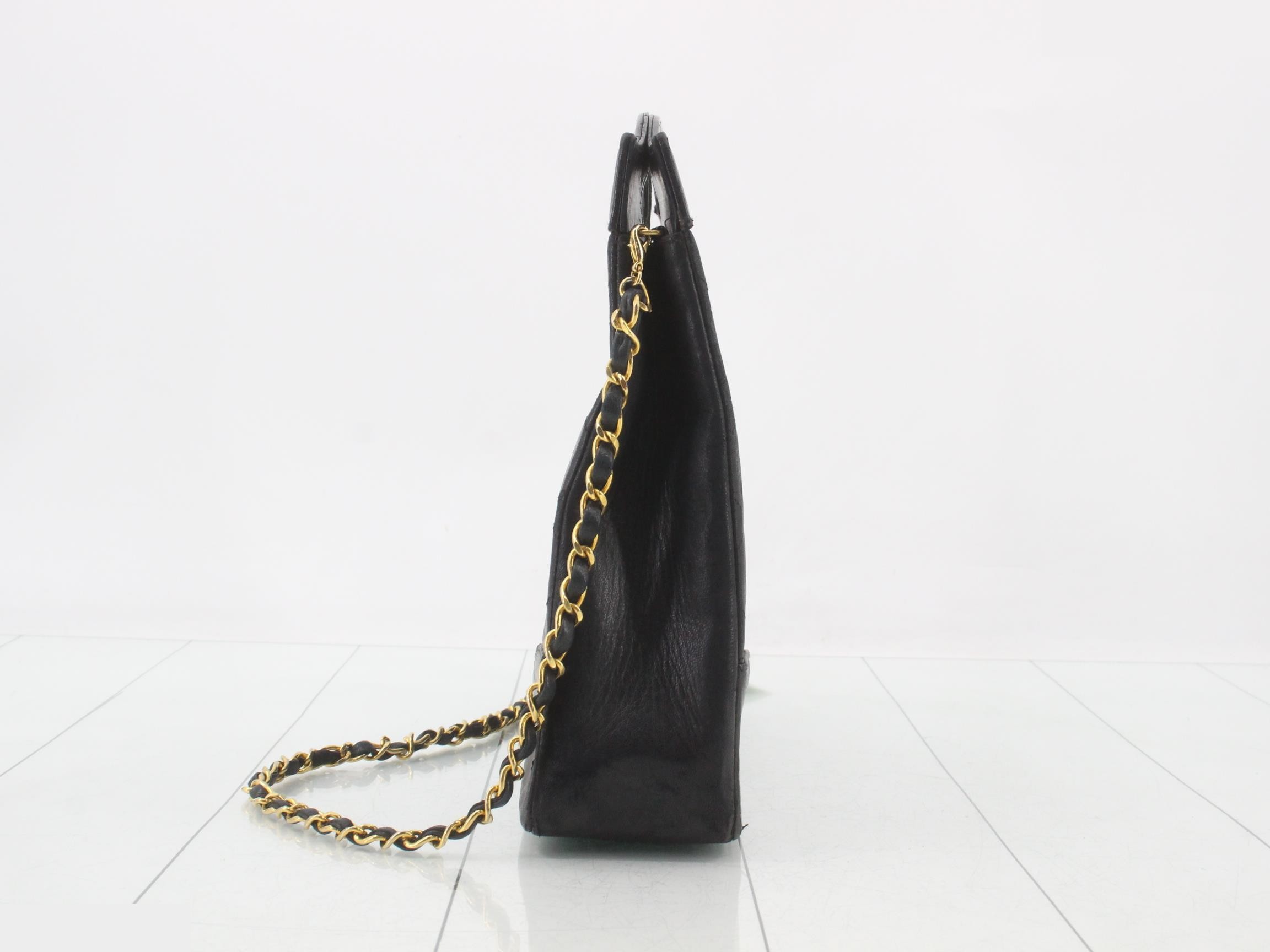 Turnlock Matelassé Lambskin 2-Way Chain Shoulder Bag 1048370 — view 3