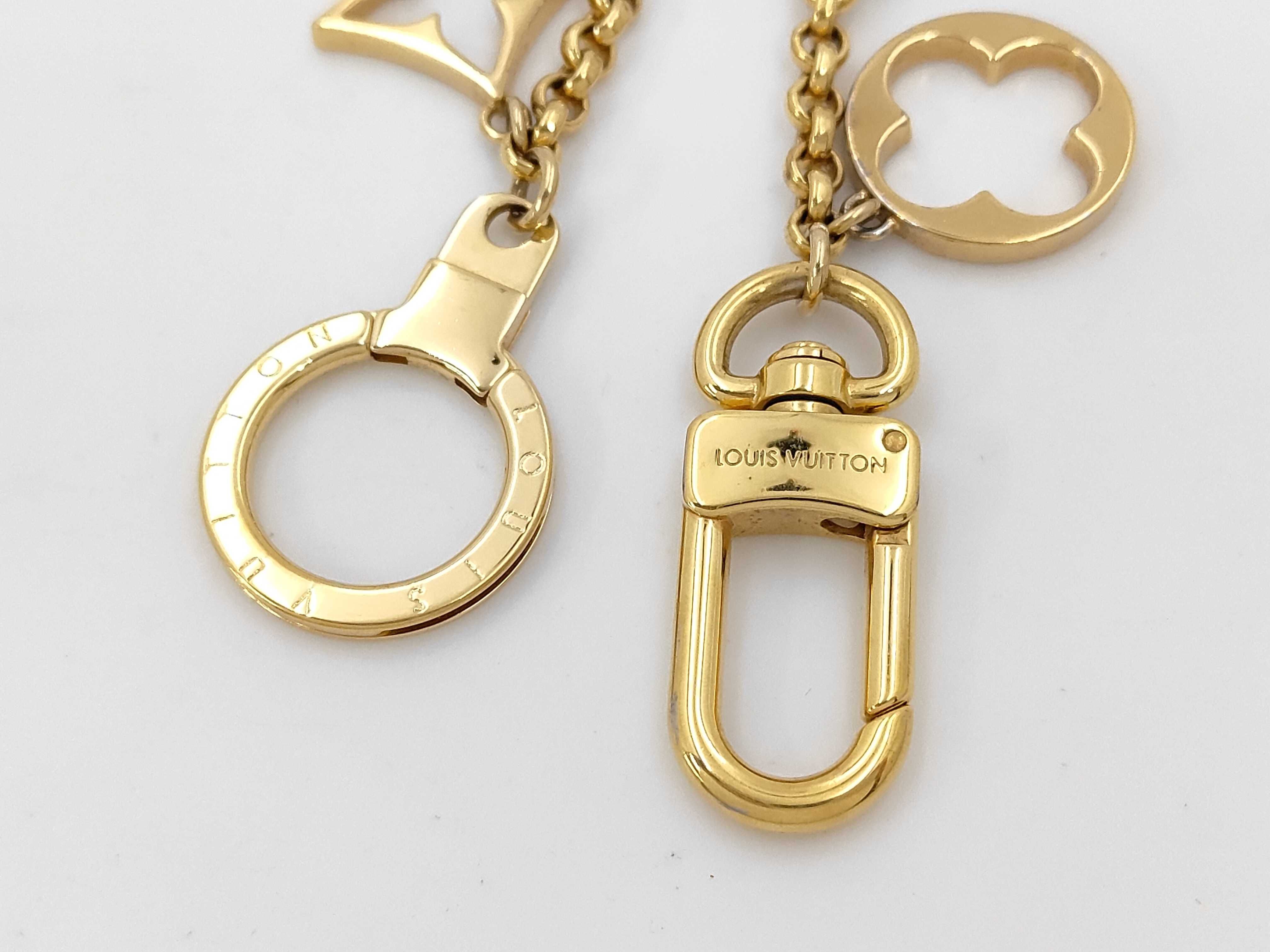 M65111 Bag Charm Chain Fleur de Monogram Key Case — view 3
