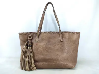 Bamboo Fringe Tote Bag 218780 Tote Bag