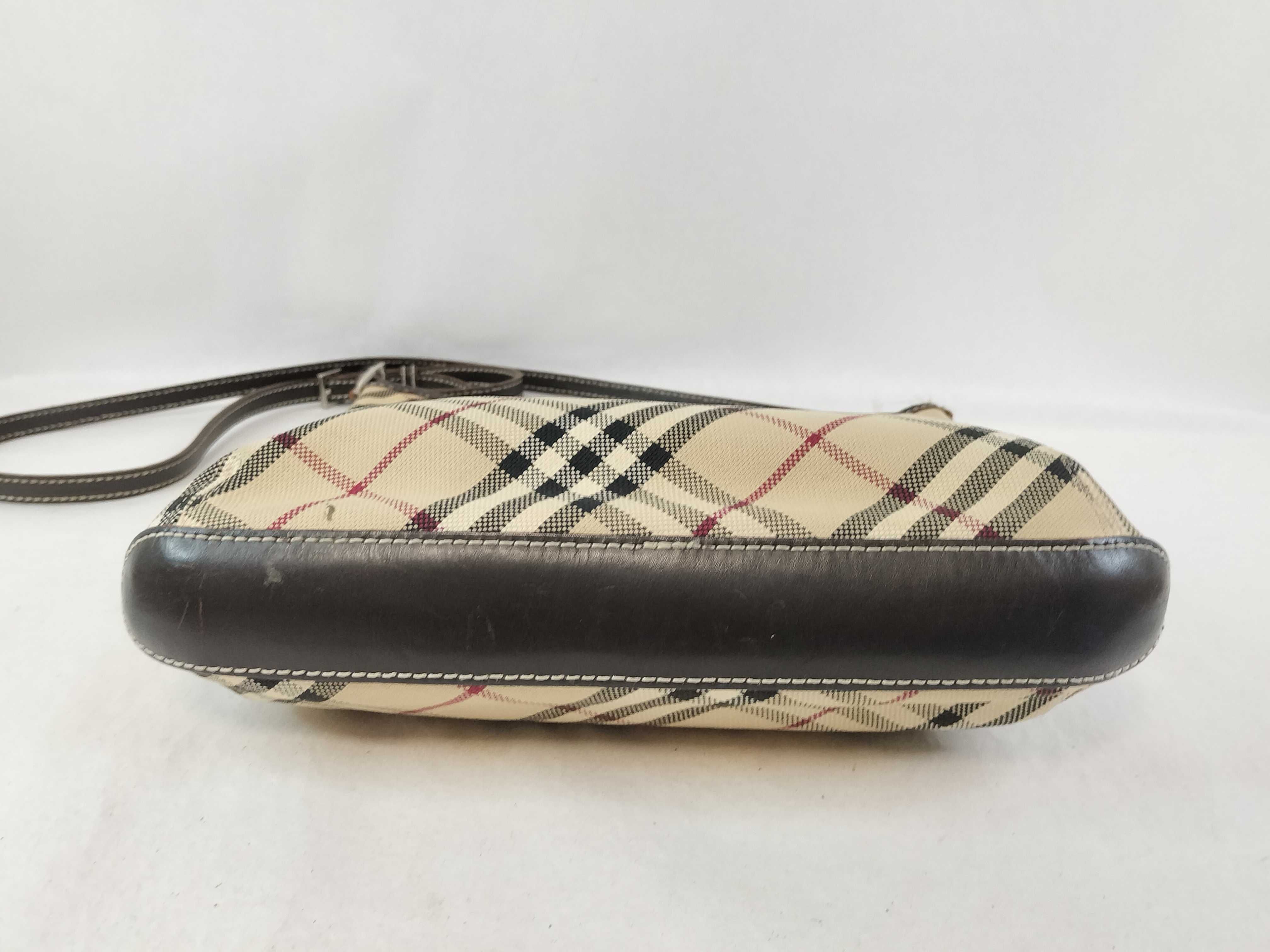 Blue Label Nova Check Shoulder Bag (Canvas x Leather) — view 7